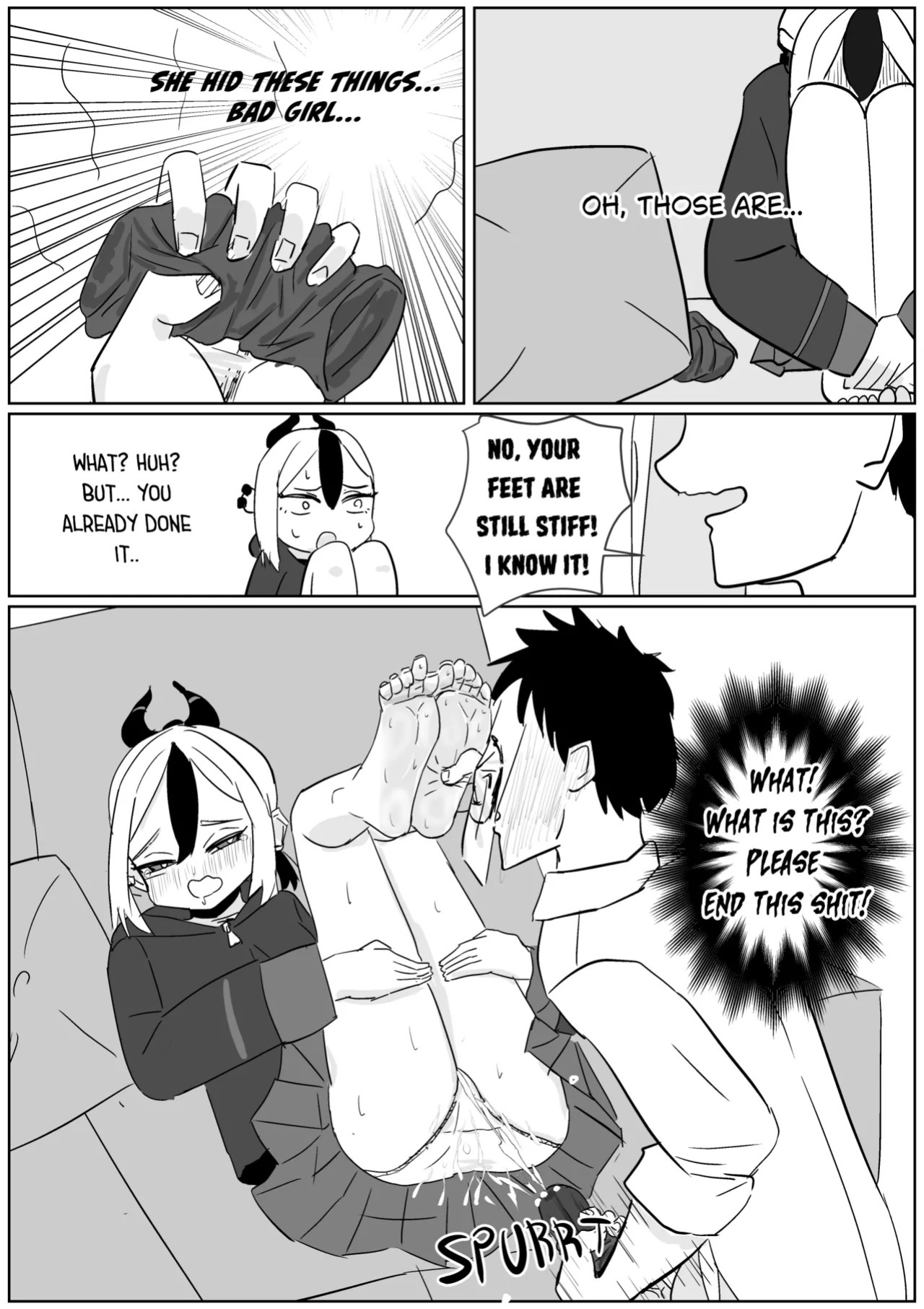[Sockshop / ヤバい靴下屋さん] Massaging Kayoko's After-mission Stinky Feet