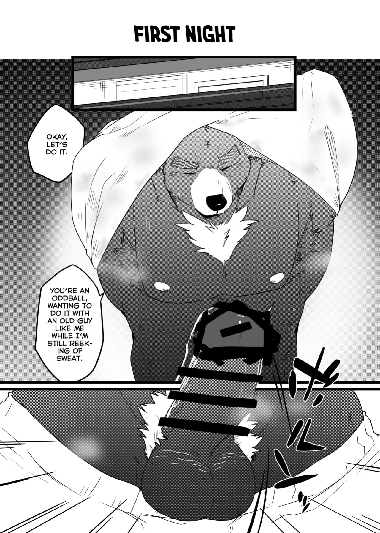 [doggycoffee] A story about having sex with a middle-aged bear [English]