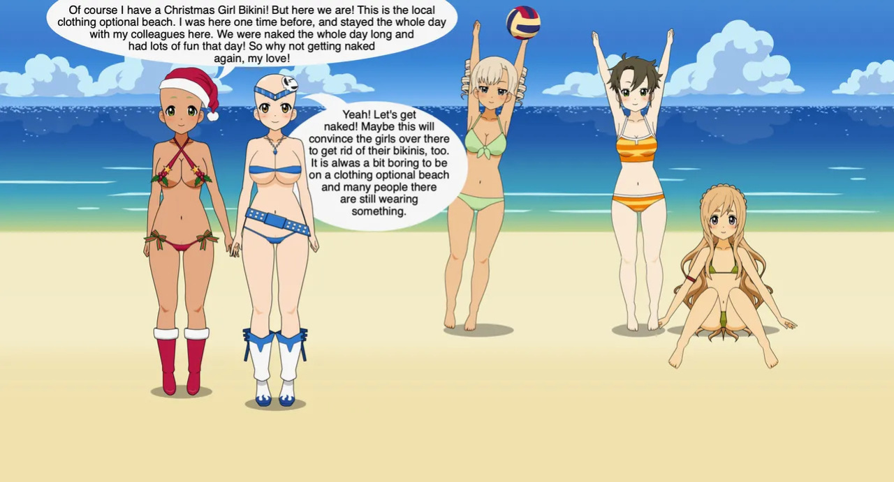 Christmas Girl - Beach Fun