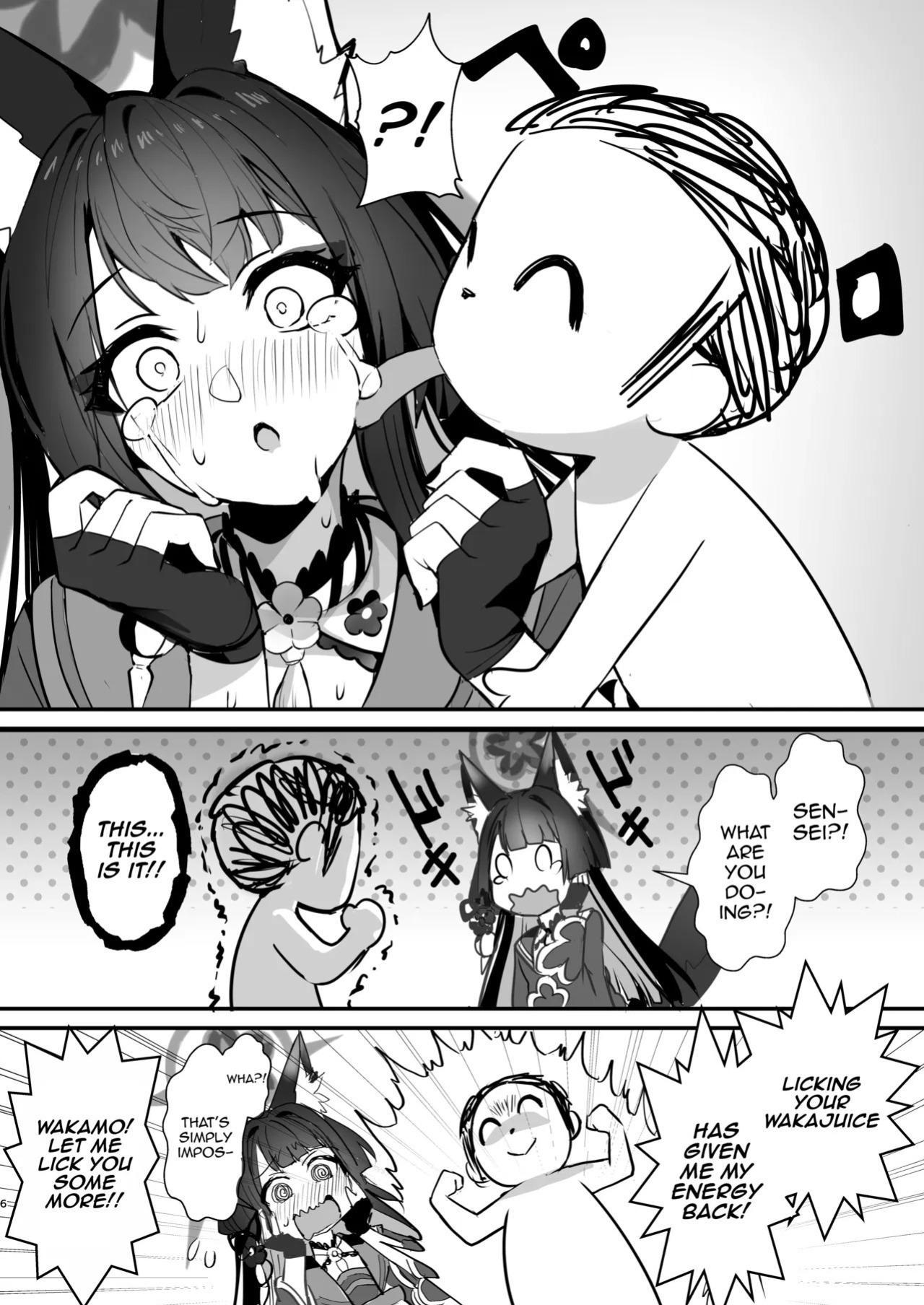 [Yamitsuki Honpo (Wise Speak)] Wakamo-jiru Kudasai - Wakamo Juice Plz!! (Blue Archive) [English] [mysterymeat3] [Digital]