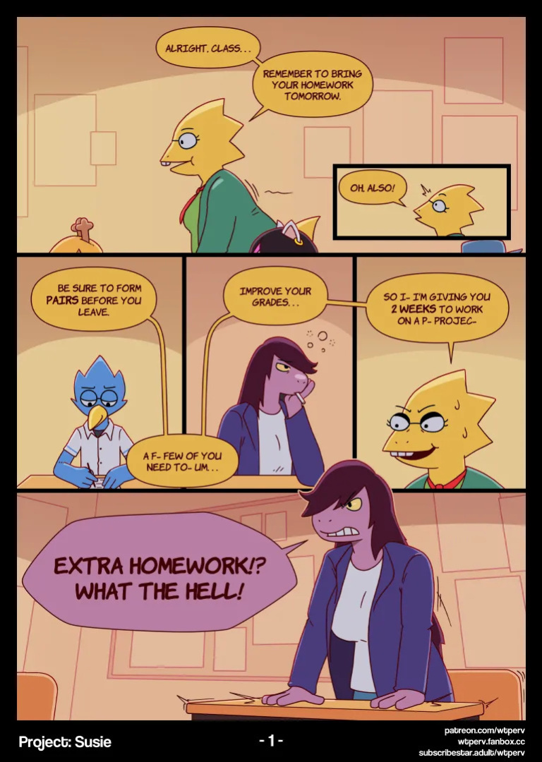 {wtperv} Project Susie X Berdly Deltarune