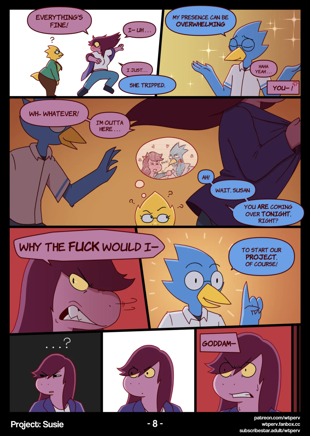 {wtperv} Project Susie X Berdly Deltarune