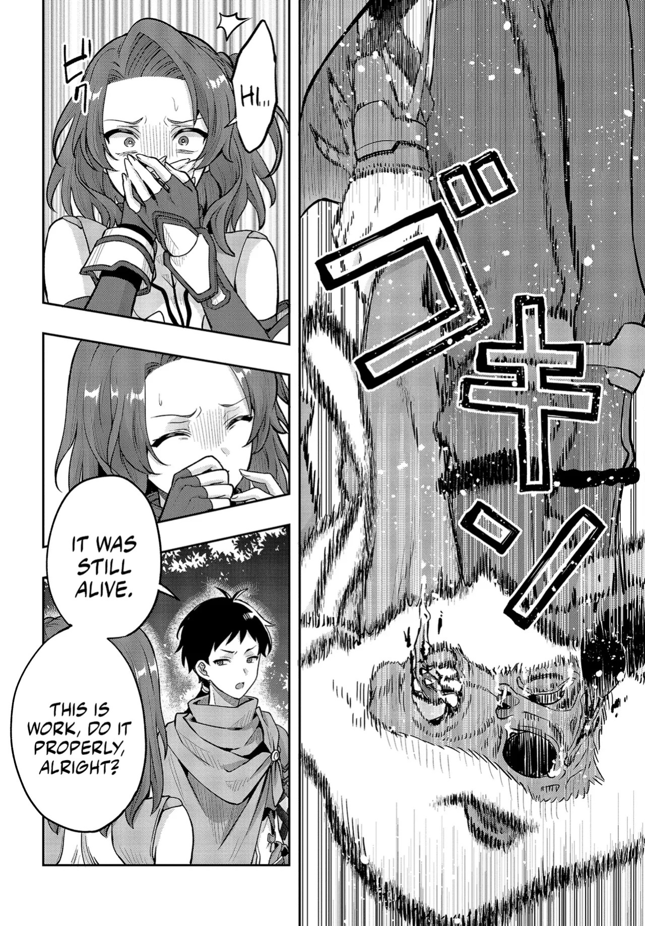 [Ougon no Kuroyagi, Hara Tsumoi] Haburare Zukai no Isekai Boukenta | The Adventure of a Rune Master Ch. 4 [English]