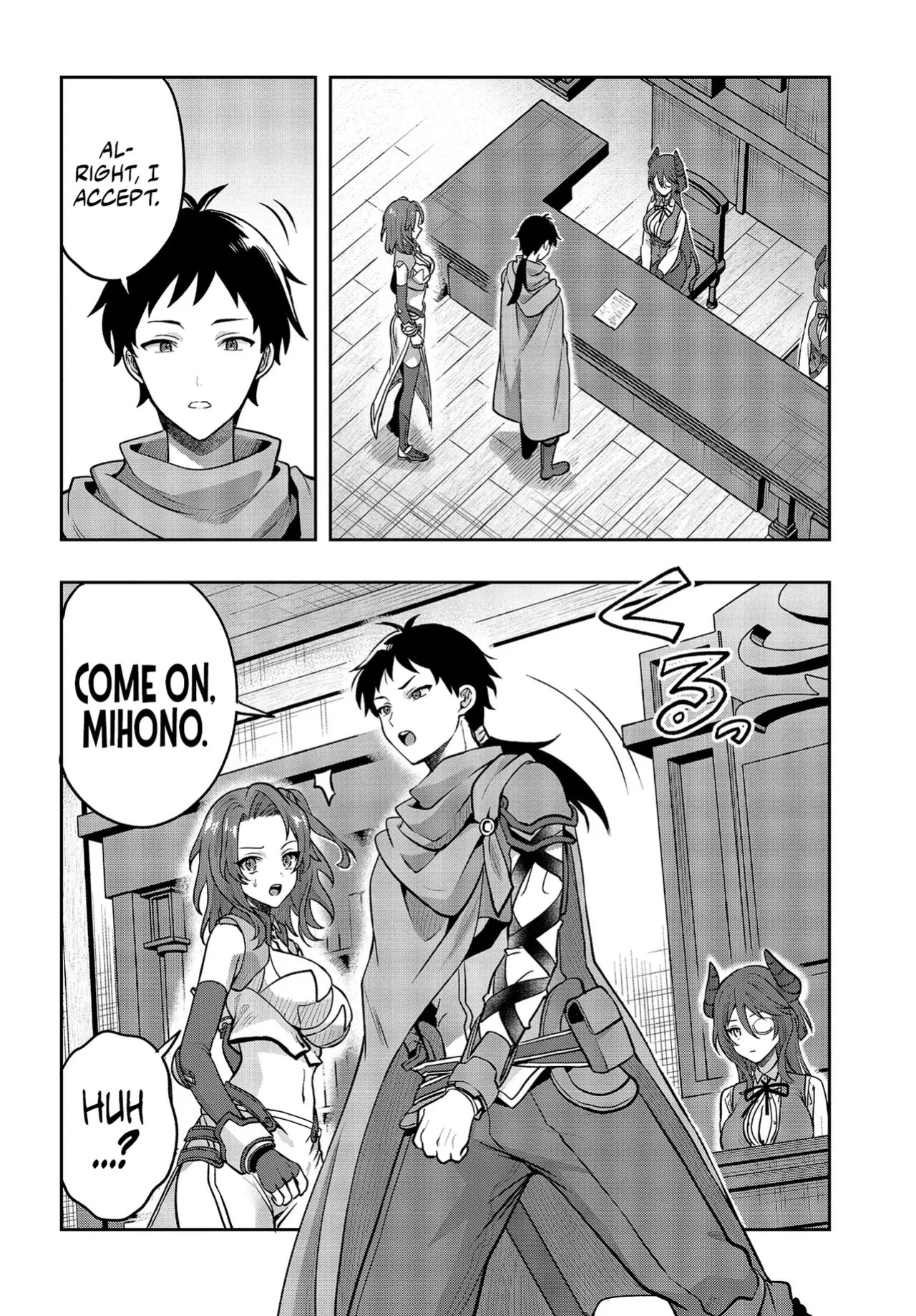 [Ougon no Kuroyagi, Hara Tsumoi] Haburare Zukai no Isekai Boukenta | The Adventure of a Rune Master Ch. 4 [English]