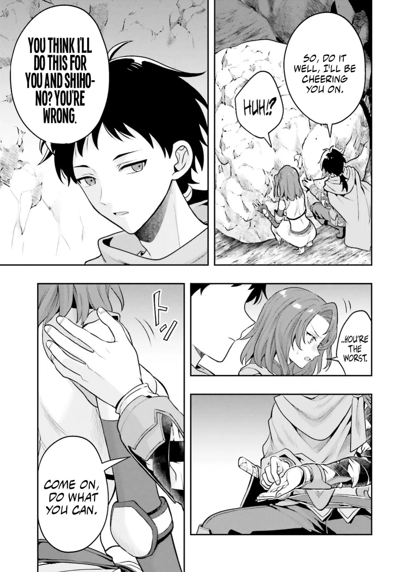 [Ougon no Kuroyagi, Hara Tsumoi] Haburare Zukai no Isekai Boukenta | The Adventure of a Rune Master Ch. 1 [English]