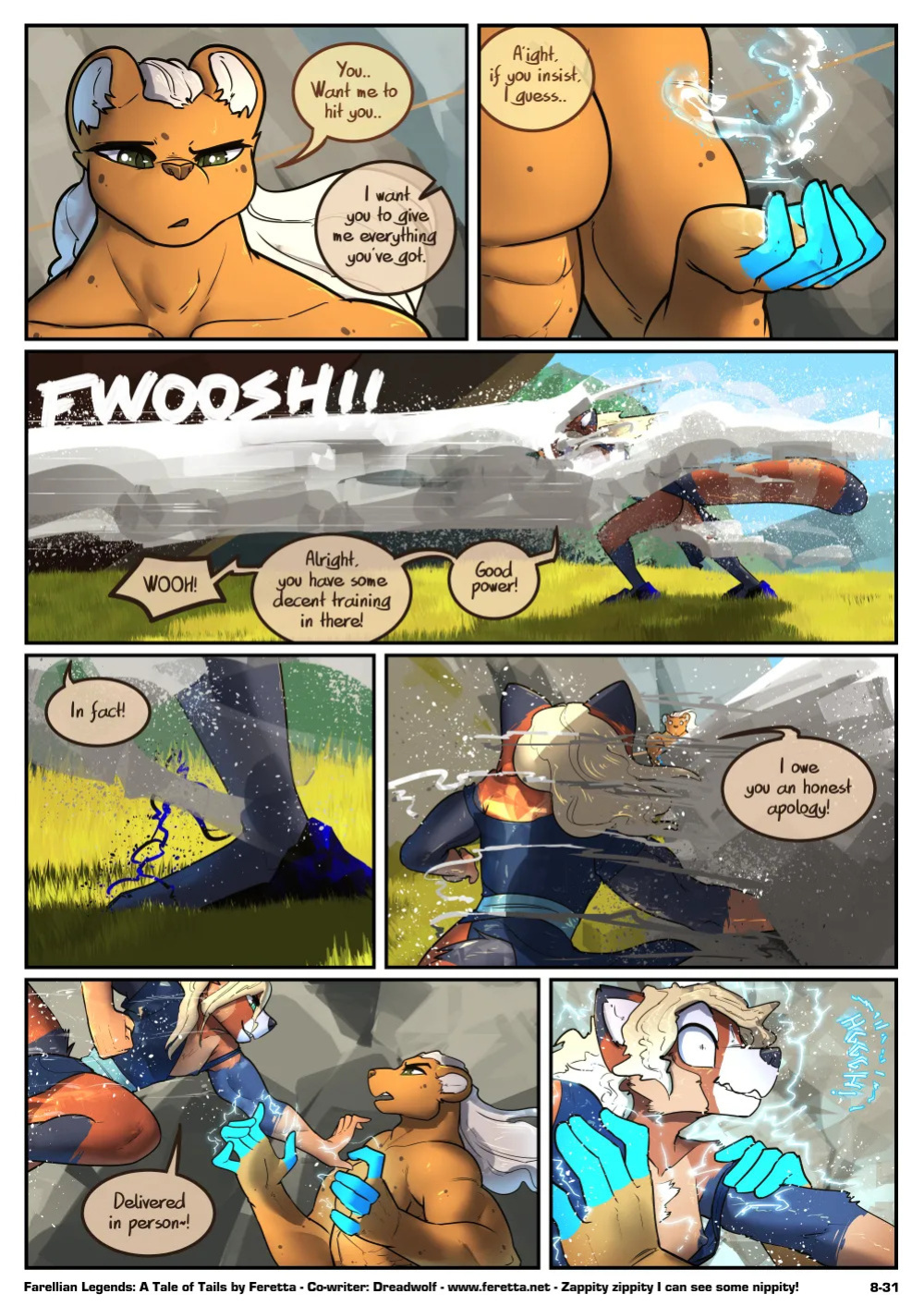 [Feretta] A Tale of Tails: Chapter 8 - Power Play (ongoing) (on break untill around mid september)