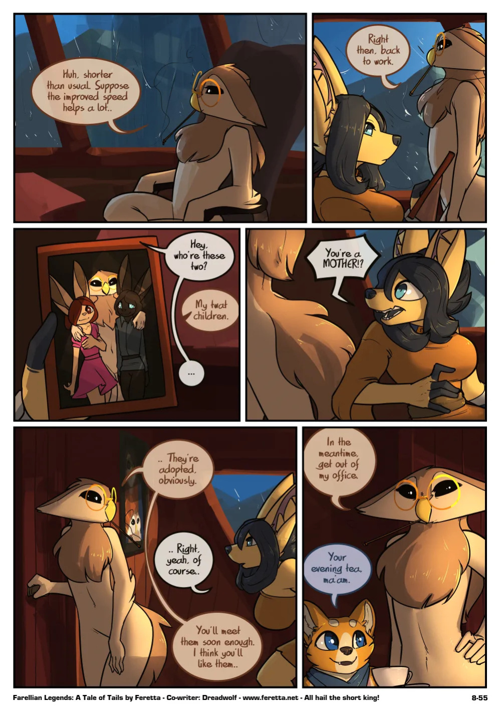 [Feretta] A Tale of Tails: Chapter 8 - Power Play (ongoing) (on break untill around mid september)