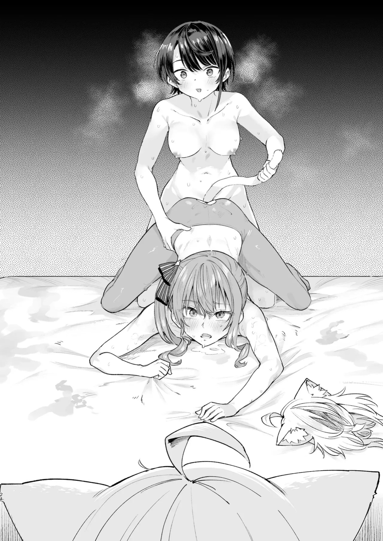 [Yakitate Jamaica A (Aomushi)] Sennyuu Repo Hatsujou Neko Ouchi Date (Hololive) [English] [Digital]