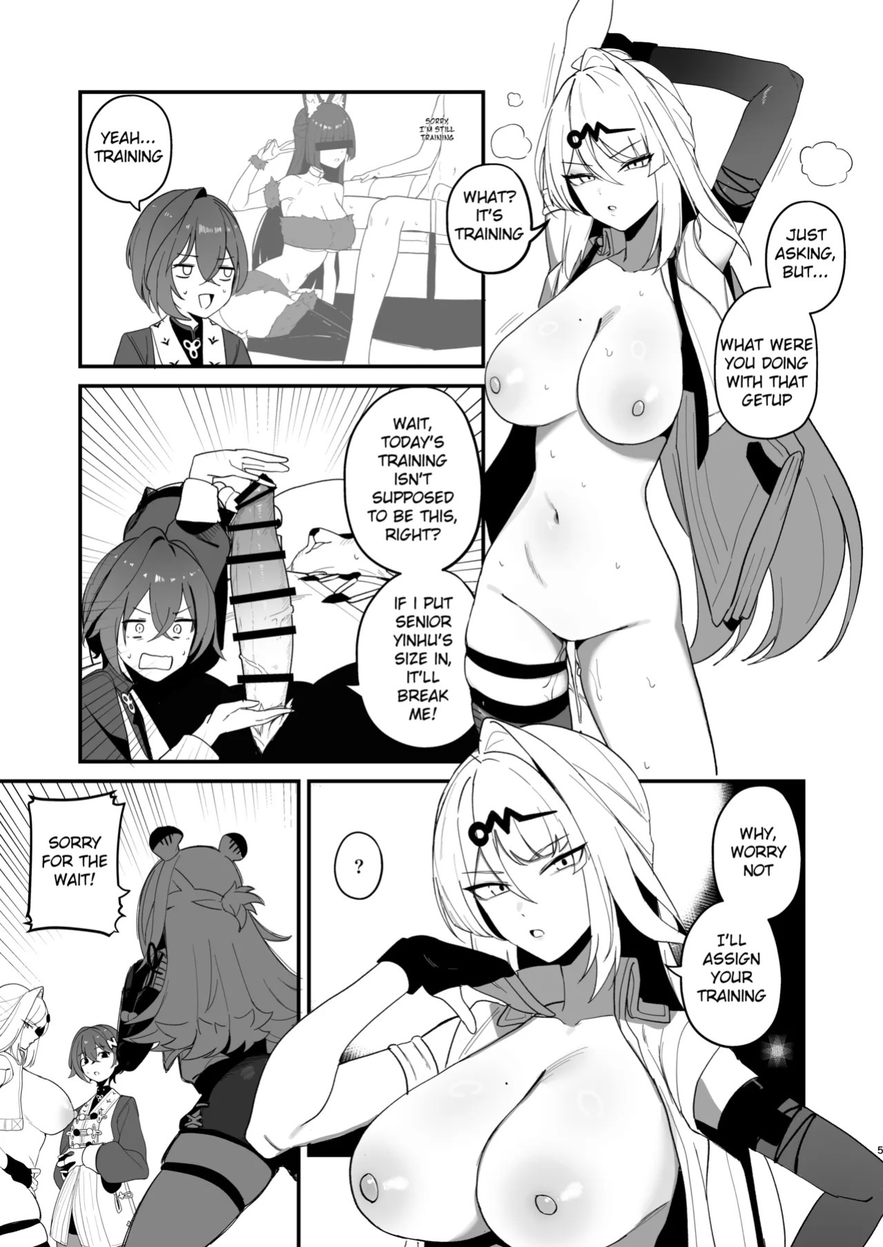 [WAKUWAKU DINING (Wakuwaku Kitchen)] Tekitoukan no Mottomo Tekitou na Ichinichi (Zenless Zone Zero) [English] [Digital]