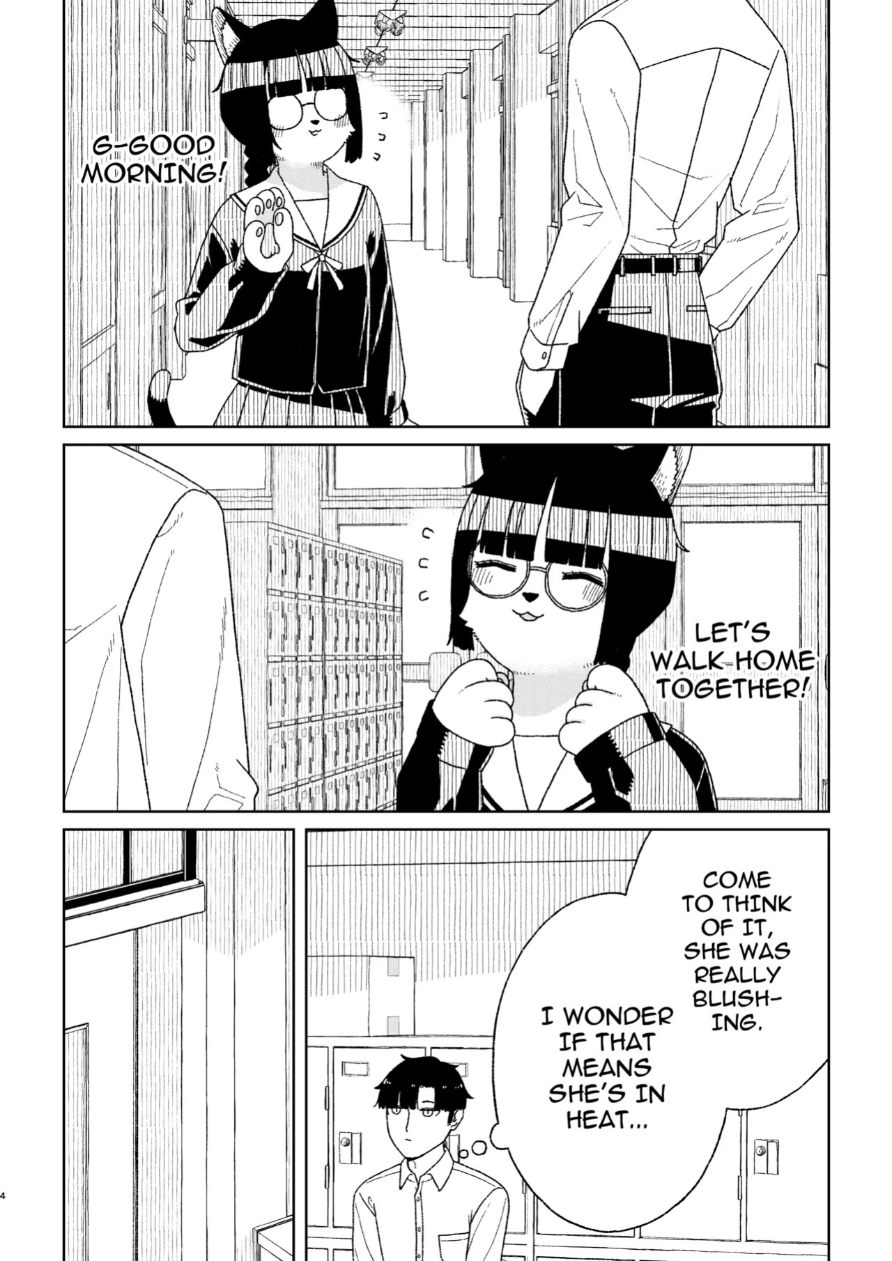 [Osanpo Milk (Mutsuna Yajiro)] Neko no Te "o" Karitai [English] [QuickAndDirty]