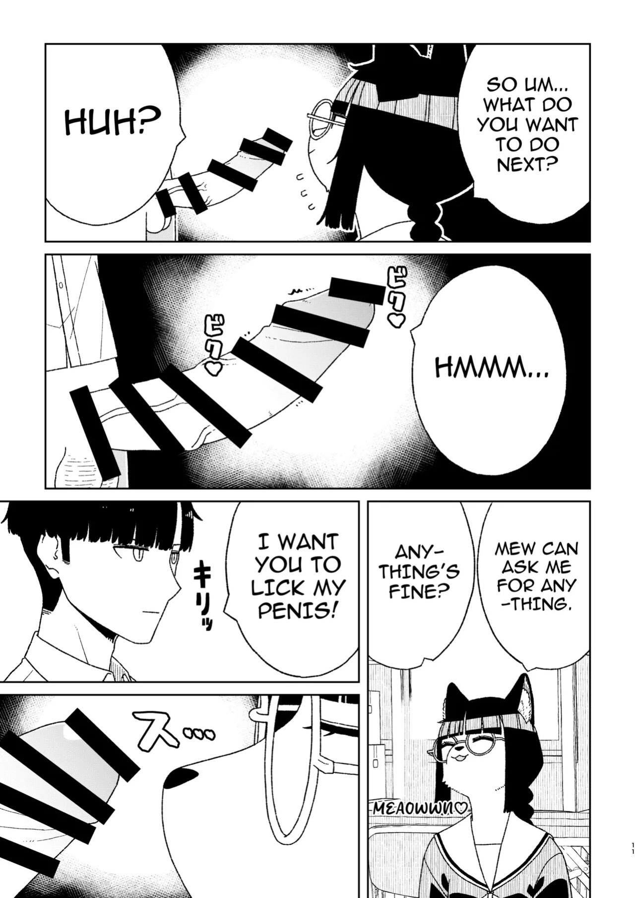 [Osanpo Milk (Mutsuna Yajiro)] Neko no Te "o" Karitai [English] [QuickAndDirty]