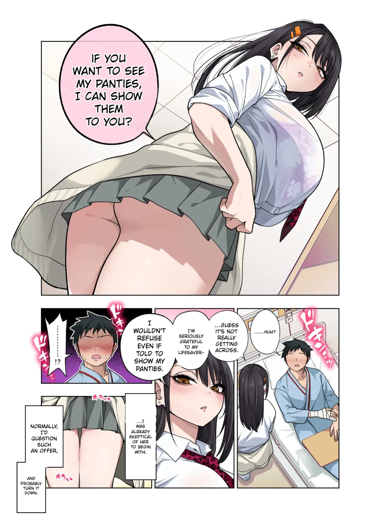 [Gujira 4 Gou (Gujira)] Nuite Moraimakuri Nyuuin Seikatsu ~Tasuketa Cool-Gyaru wa Jitsu wa Sukebe deshita~ [English]