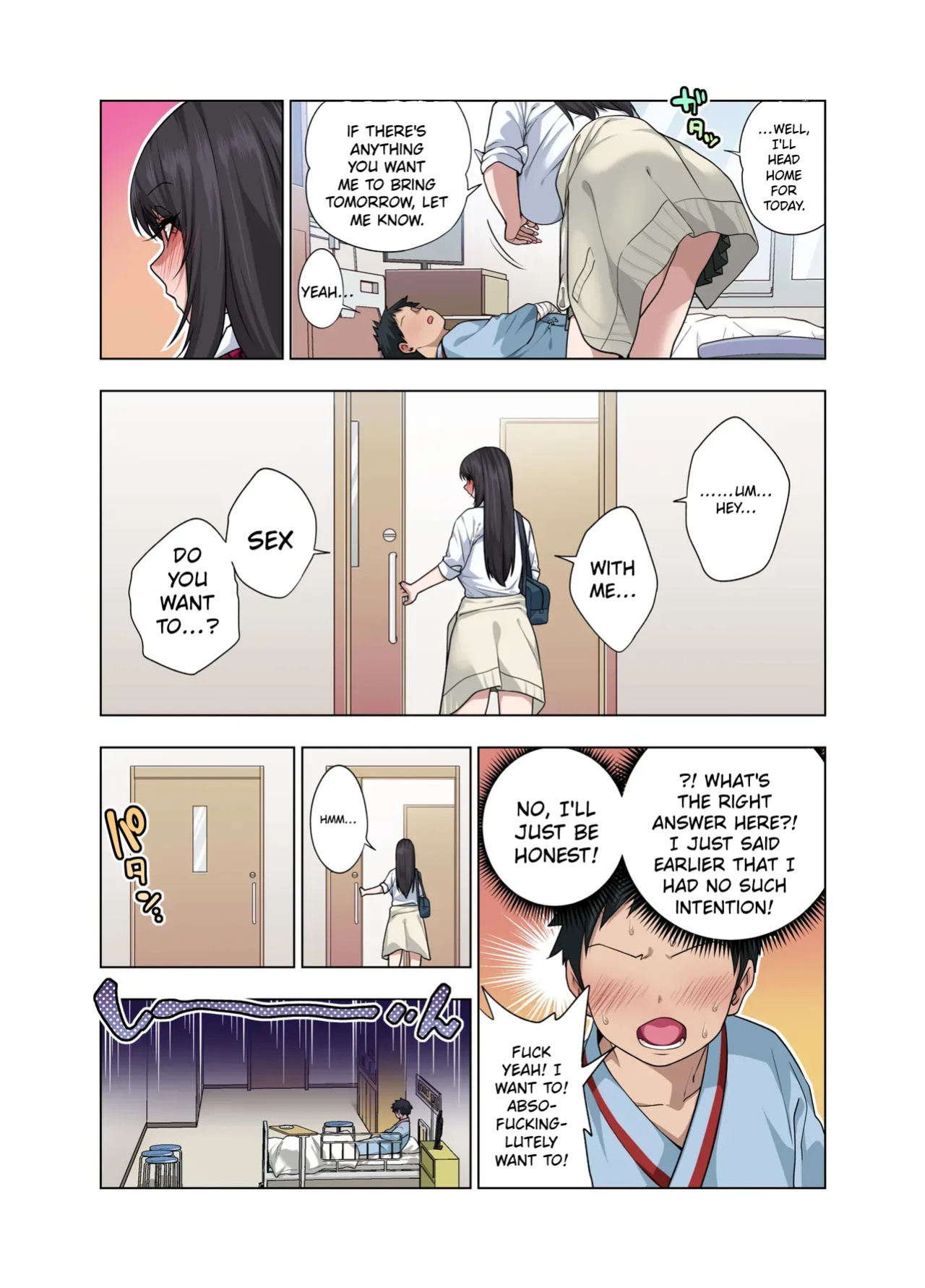 [Gujira 4 Gou (Gujira)] Nuite Moraimakuri Nyuuin Seikatsu ~Tasuketa Cool-Gyaru wa Jitsu wa Sukebe deshita~ [English]
