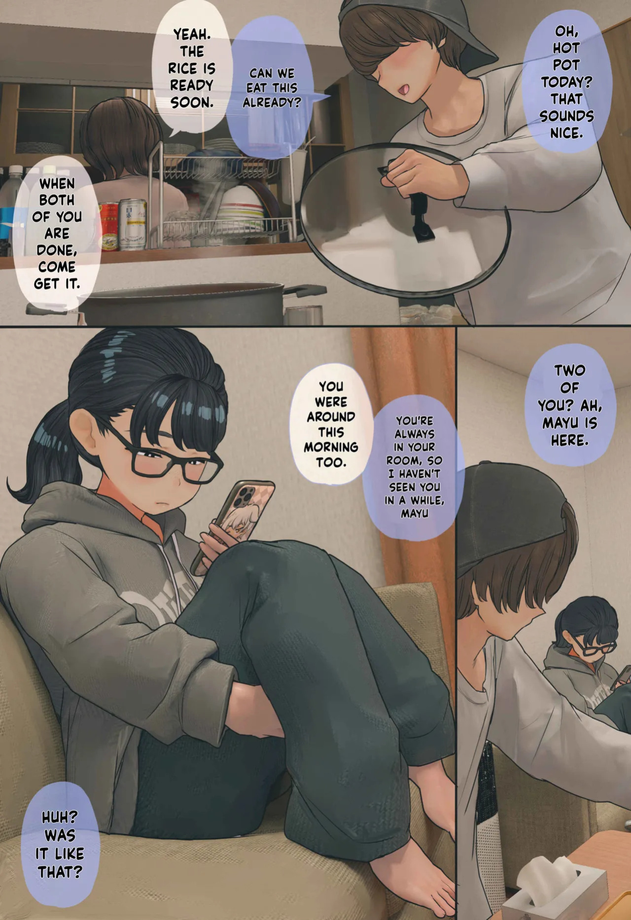 ENG AI Translated [Hanpatsu Zokusei] Mayu-chan EP 1 - 4
