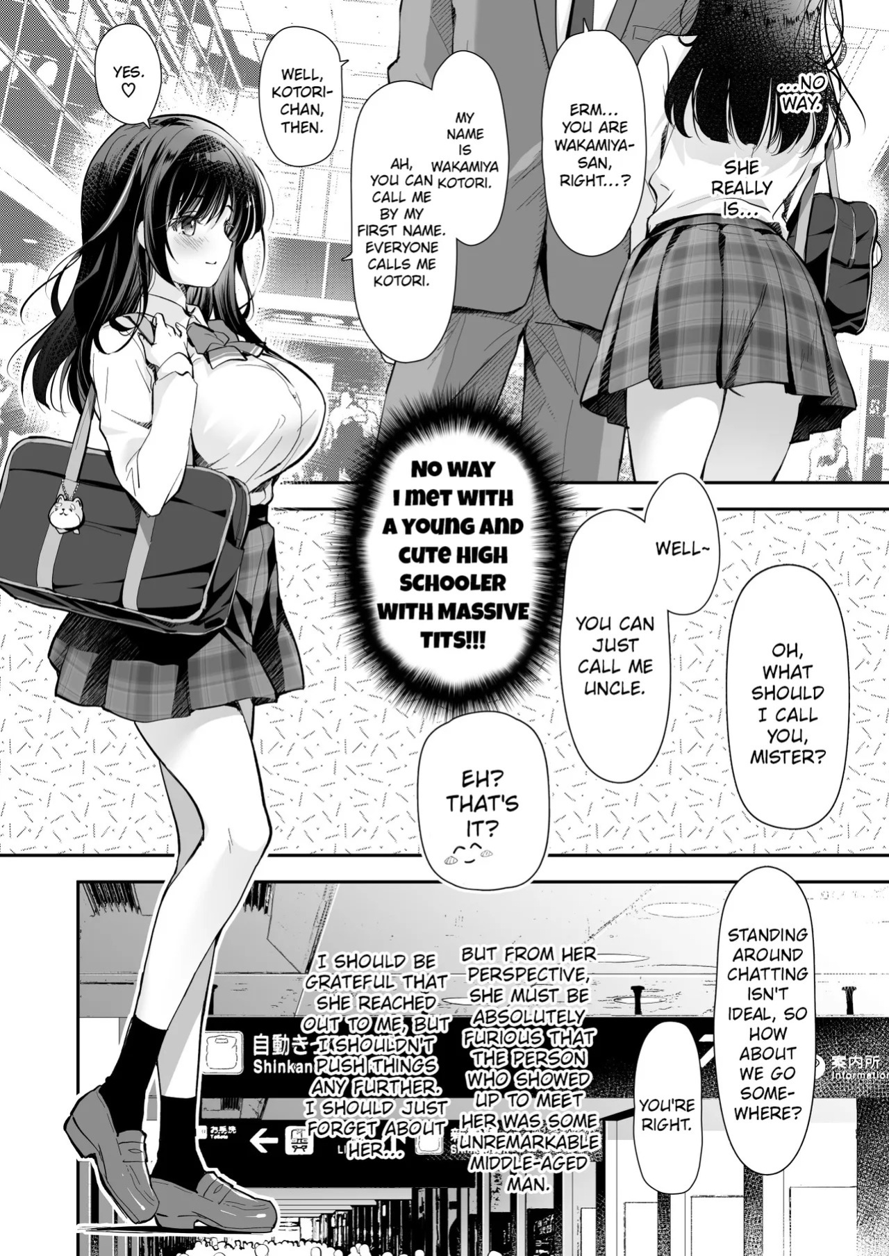 [Kaiyuu Kikaku (Suzui Narumi)] Best Match Kanojo -Seiso JK to Oji-san ga Appli de Deatte Amaama Ecchi- - Best Matching Girlfriend [English] [Digital]