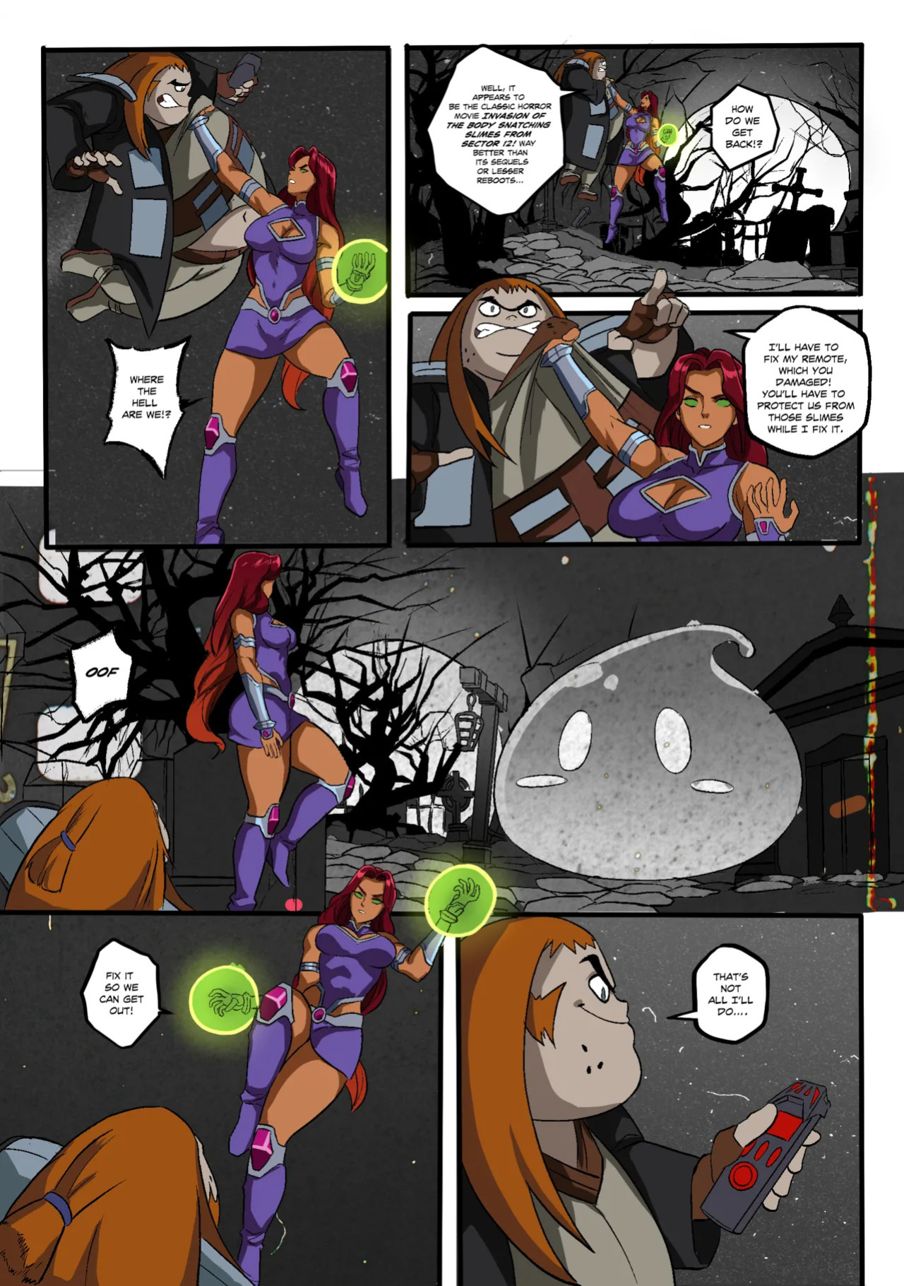 Starfire - Invasion Of The Slimes - Slime Possession - Possession hub