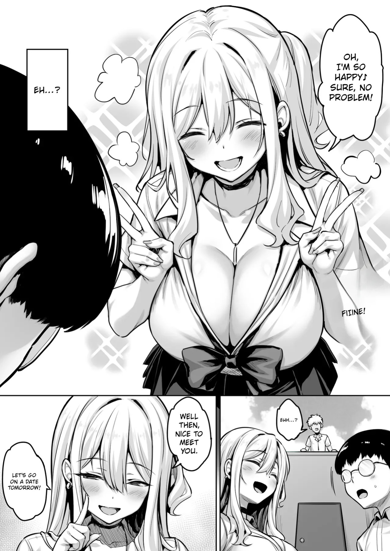 [Ichiokumangenjaya (Sukoyaka Gyuunyuu)] InCha no Boku ga Pure na YouGal to Koibito ni natte Icha Love Hatsu Ecchi suru Hanashi | The Story of How I, a Shy Guy, Became the Boyfriend of a Pure, Outgoing Girl and Had Our First Intimate Moment [English]
