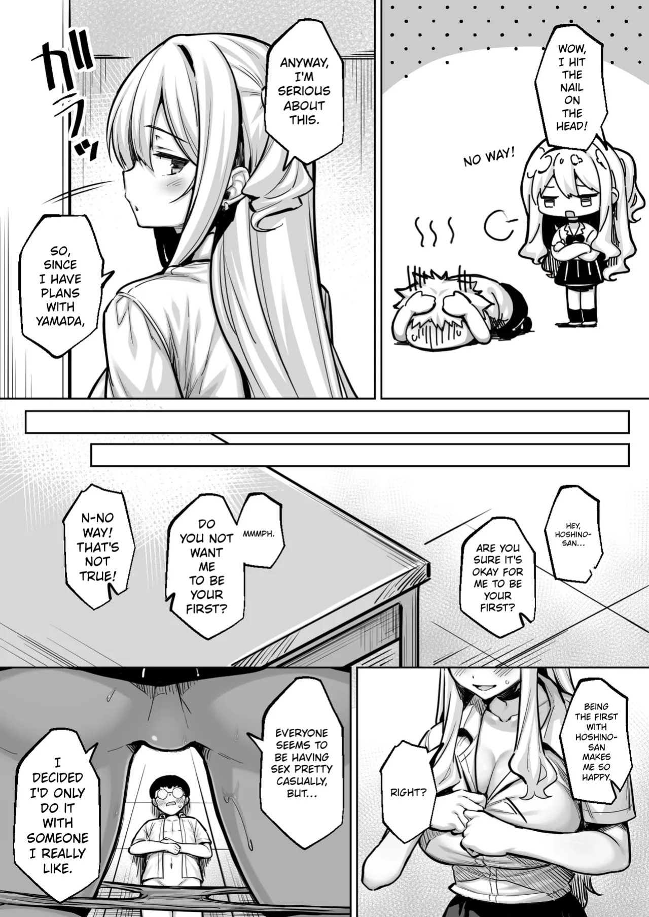 [Ichiokumangenjaya (Sukoyaka Gyuunyuu)] InCha no Boku ga Pure na YouGal to Koibito ni natte Icha Love Hatsu Ecchi suru Hanashi | The Story of How I, a Shy Guy, Became the Boyfriend of a Pure, Outgoing Girl and Had Our First Intimate Moment [English]