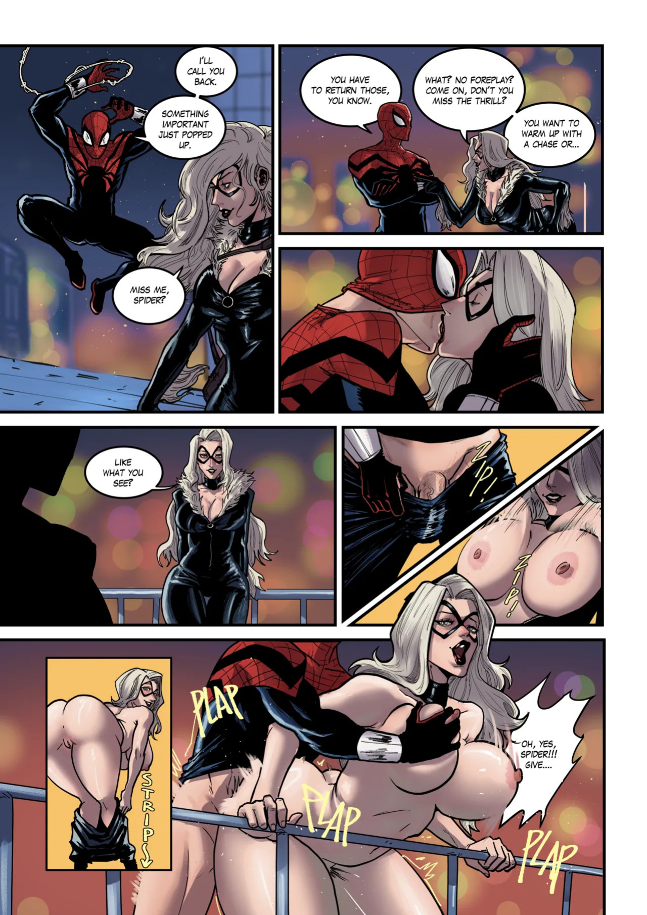 Black Cat - Superior Spider Man Birth Of Octo-Pussy - Technology Swap- Possession Hub