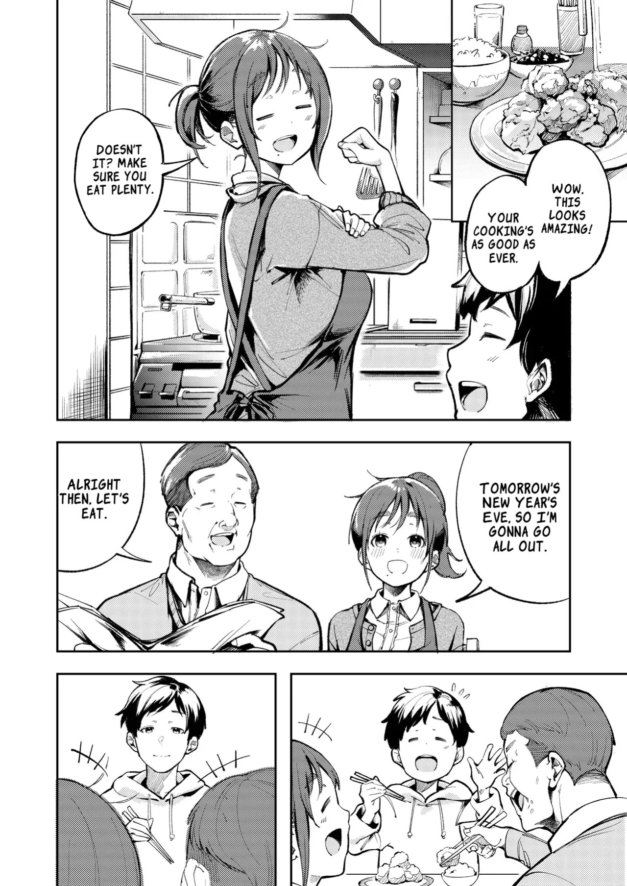 [Mori no Hito (Mokuyama Hito)] Hisashiburi ni Kisei Shitara Osananajimi ga Chichi ni Dakareteta | When I Returned Home After a Long Time, My Childhood Friend Was Being Taken by My Father [English] [Digital]