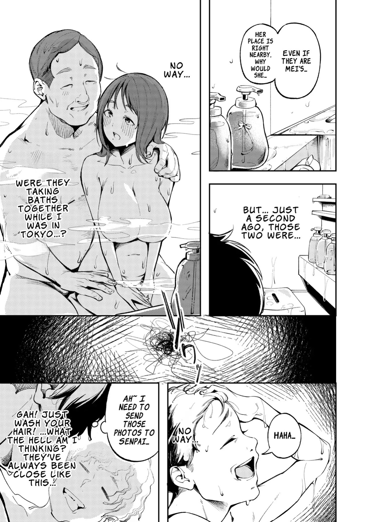 [Mori no Hito (Mokuyama Hito)] Hisashiburi ni Kisei Shitara Osananajimi ga Chichi ni Dakareteta | When I Returned Home After a Long Time, My Childhood Friend Was Being Taken by My Father [English] [Digital]