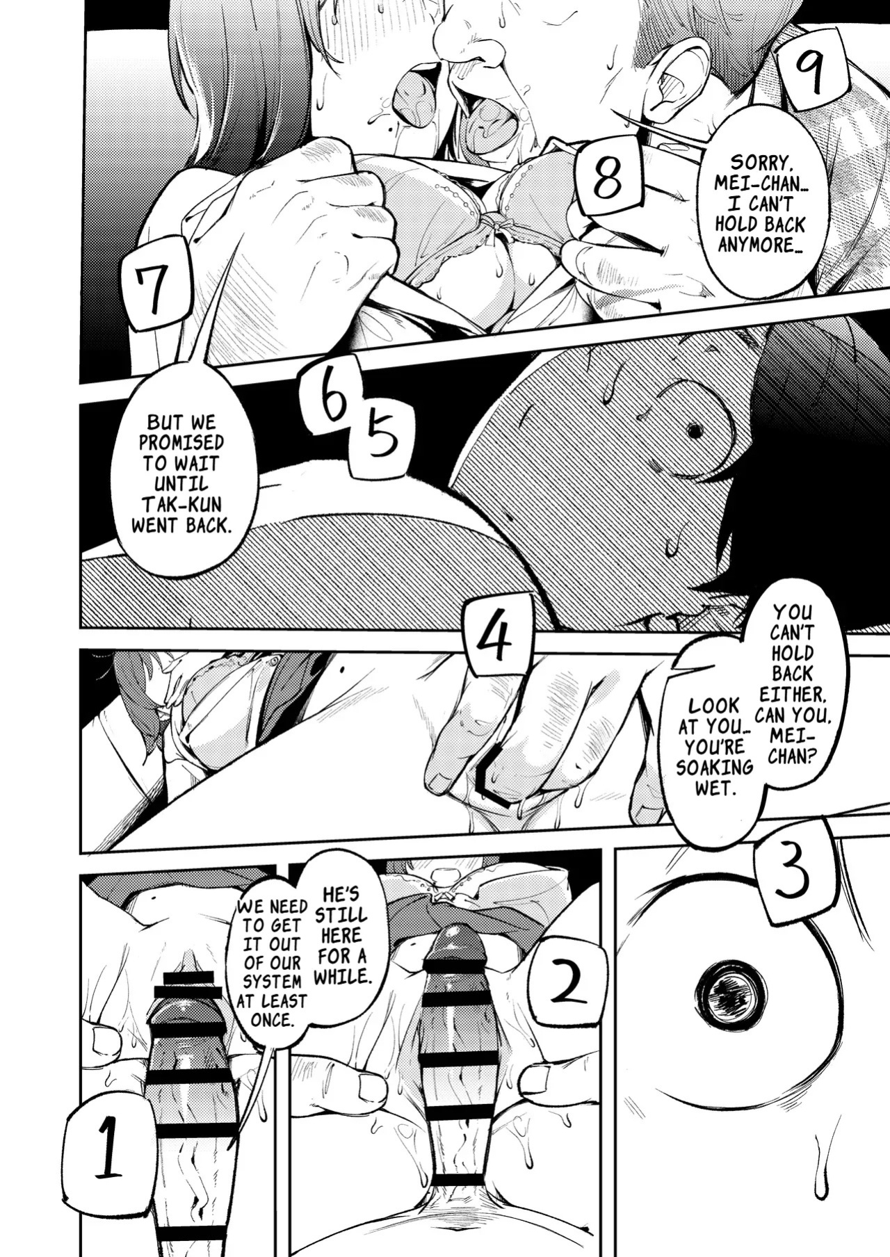 [Mori no Hito (Mokuyama Hito)] Hisashiburi ni Kisei Shitara Osananajimi ga Chichi ni Dakareteta | When I Returned Home After a Long Time, My Childhood Friend Was Being Taken by My Father [English] [Digital]