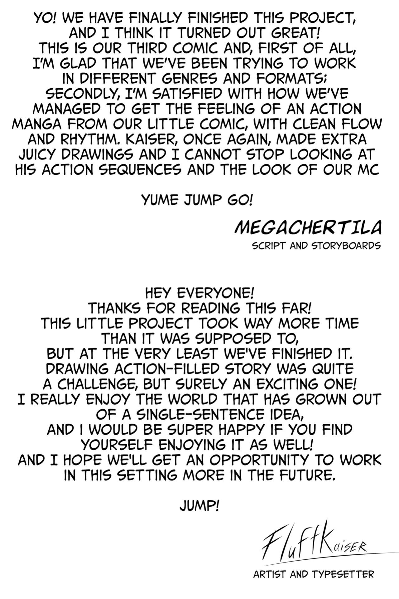 [Fluffkaiser] Yume Jump Zero [English]
