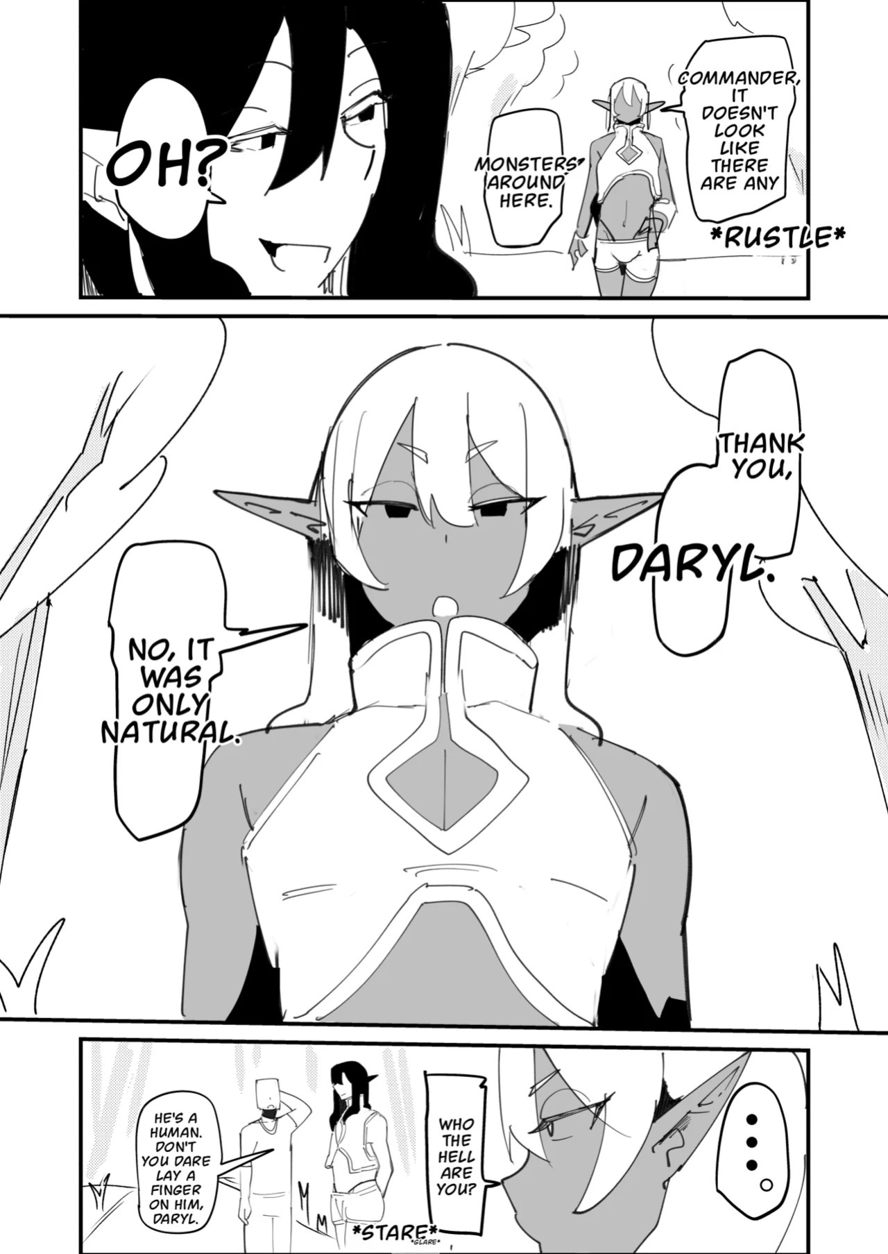 Tensei Shitara Dosukebe Osu Elf ga Erosugite Homo ni Naru Hanashi