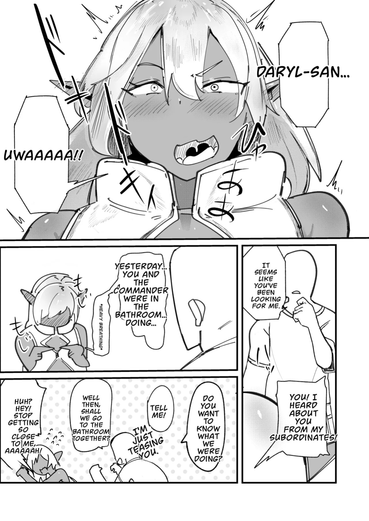 Tensei Shitara Dosukebe Osu Elf ga Erosugite Homo ni Naru Hanashi