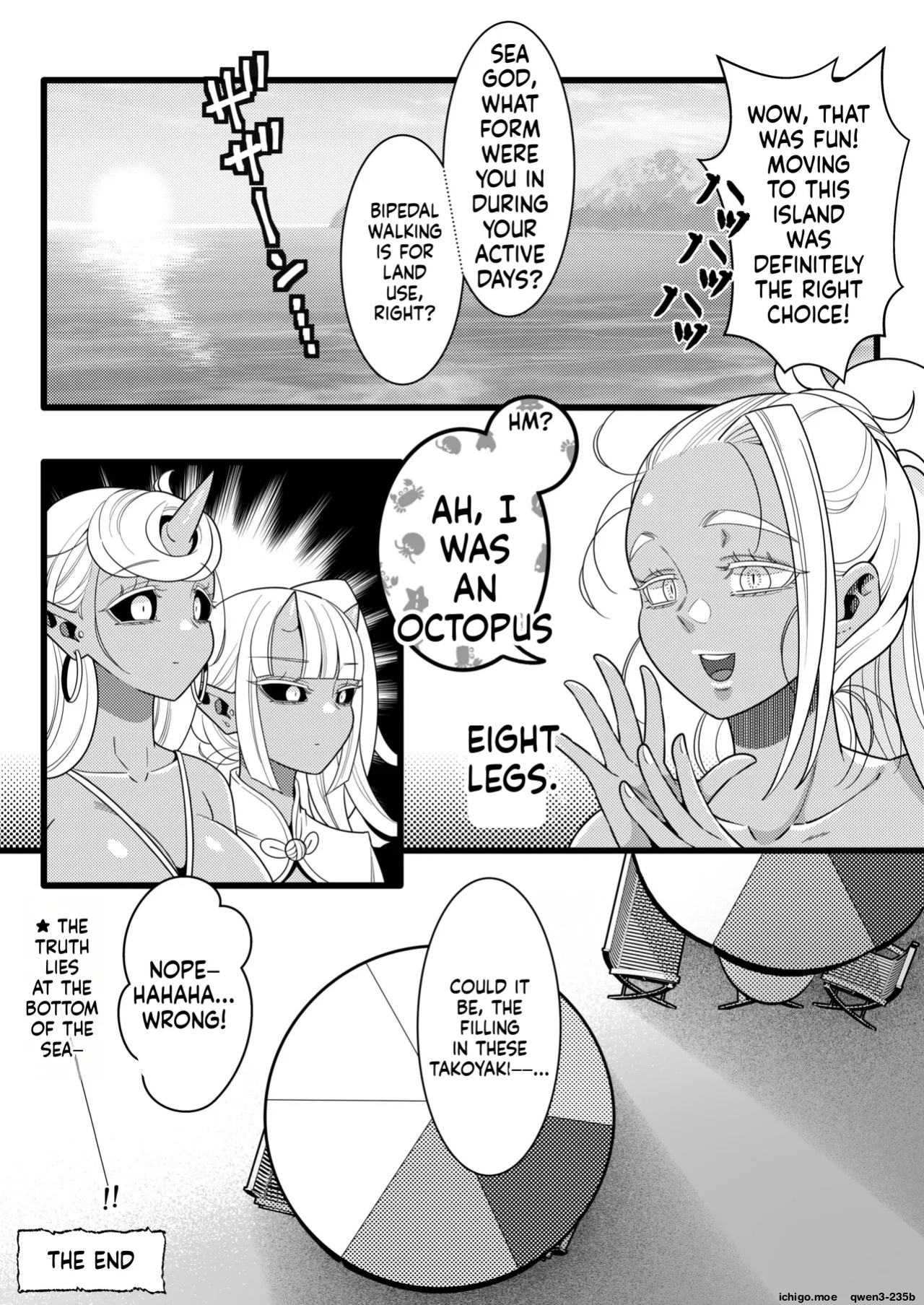 [Ijou Sentakubyori (Kashou)] Futanari Oni VS Umi Kamisama [English] [SCANMTL] [Digital]