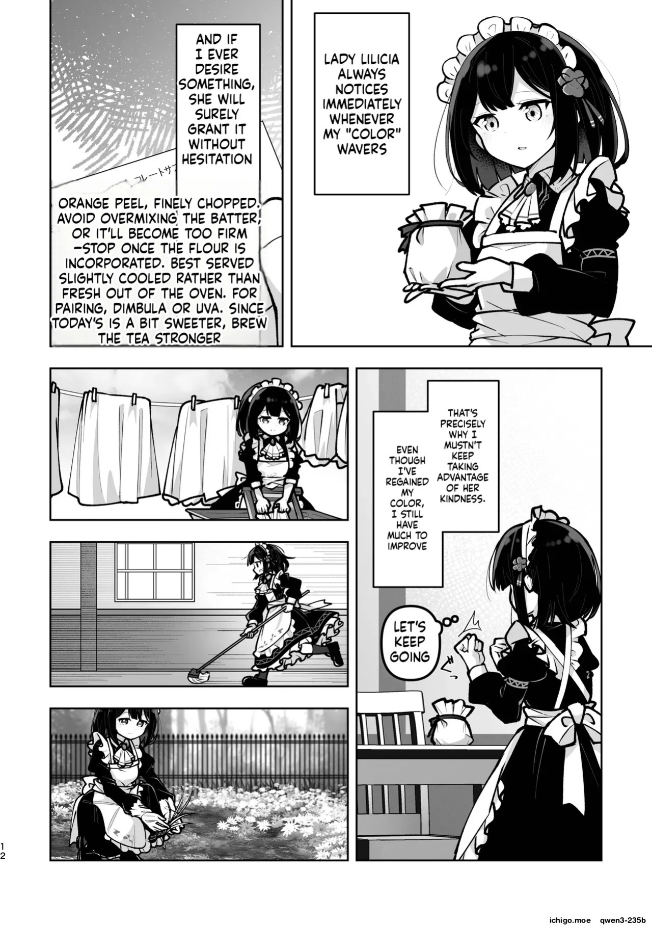 [Sanshikisumire (Molgen)] Mazoku Reijou to Maid-san - Toiki Kasanaru Irozuku Hi - Demon Lily and the Noir -Maid When Colors Bloom- | The Demon Lord's Daughter and Her Maid - Days That Blossom as Their Breaths Mingle (Mazoku Reijou to Maid-san no 30-nichi)