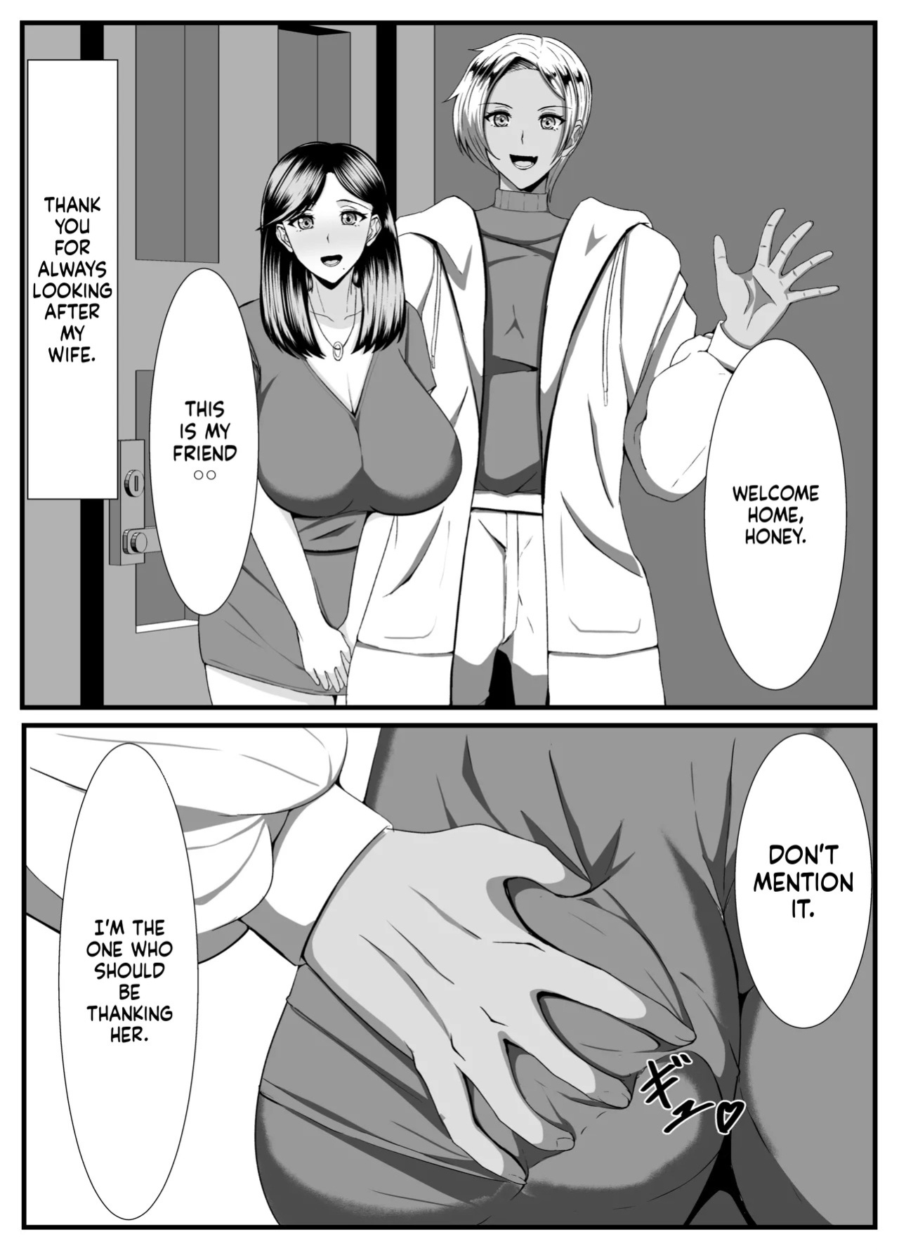 A dark-skinned futanari takes home a married woman