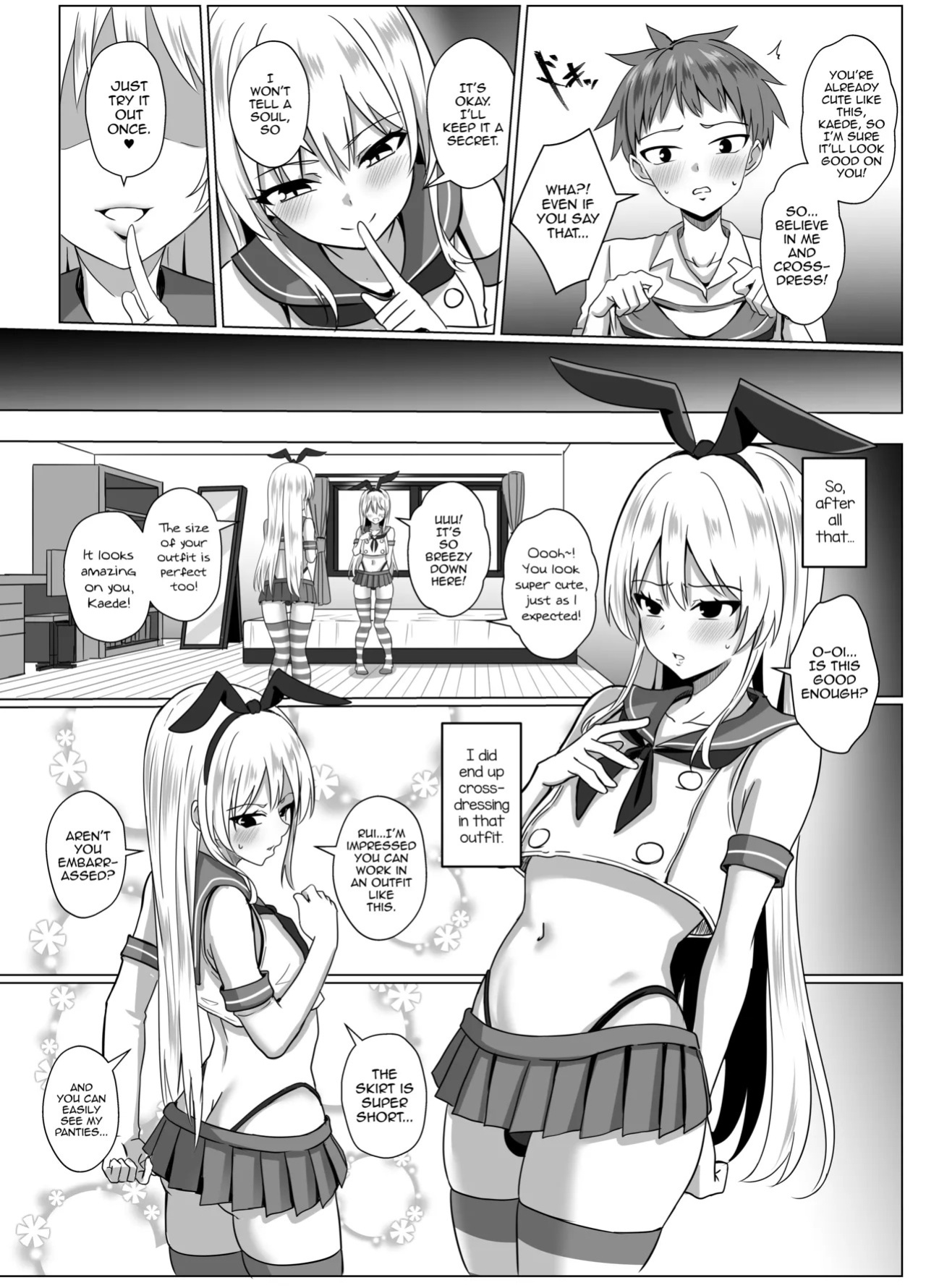 [Ochaduke (Baret)] Shimakaze-kun ni Natte Shimakaze-kun to Ecchi Shi Chau Hon (Kantai Collection -KanColle-) [English] [mysterymeat3] [Digital]