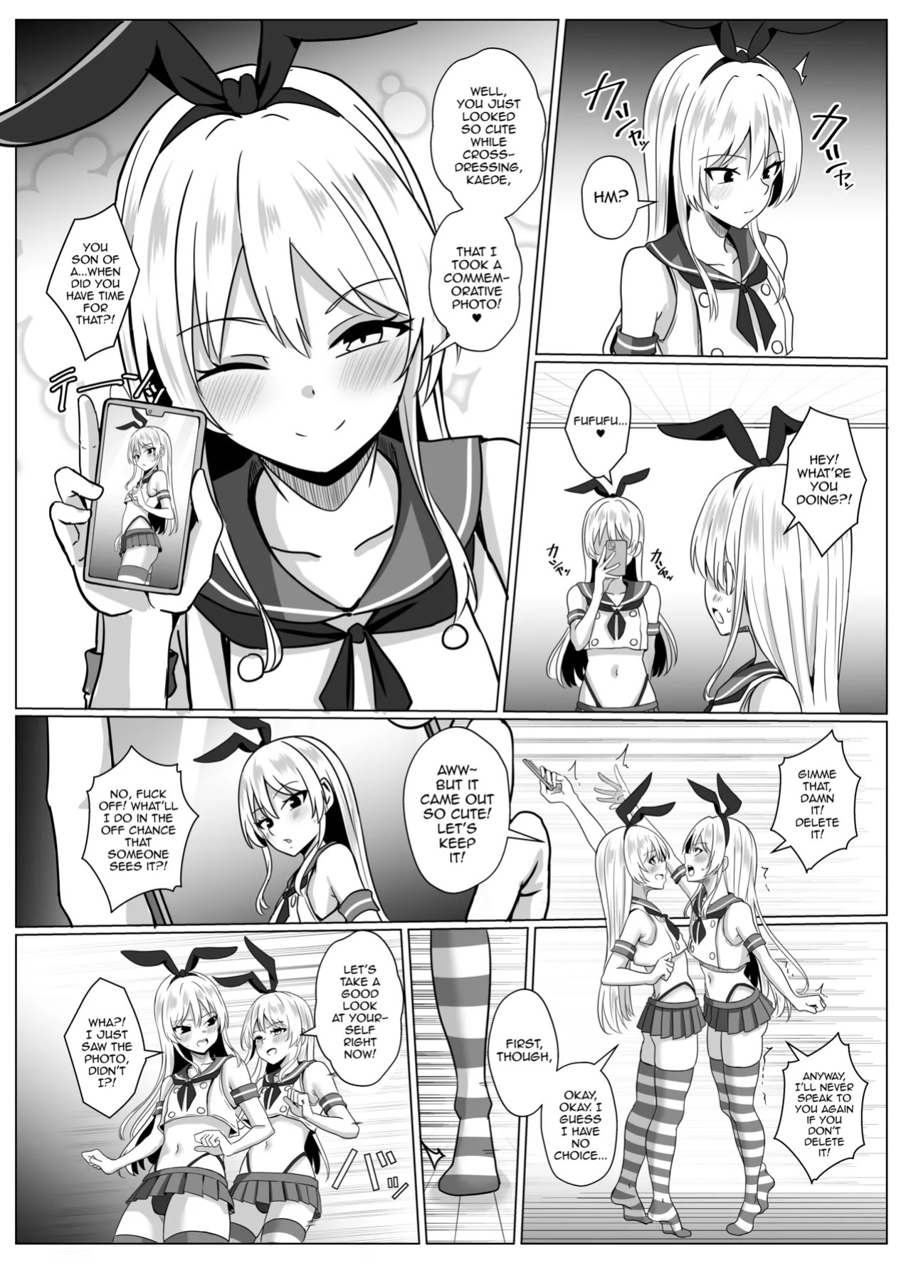 [Ochaduke (Baret)] Shimakaze-kun ni Natte Shimakaze-kun to Ecchi Shi Chau Hon (Kantai Collection -KanColle-) [English] [mysterymeat3] [Digital]