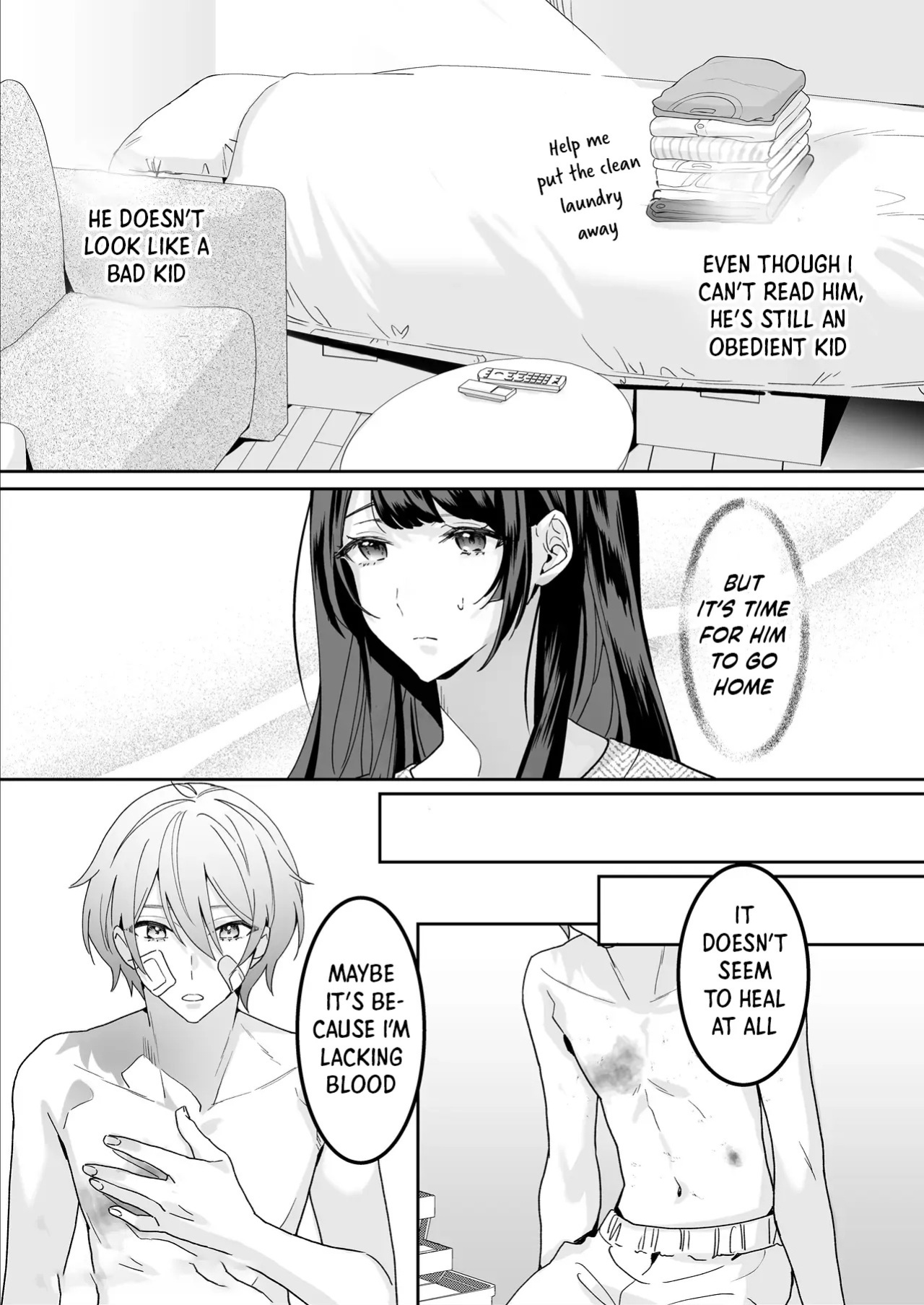 [Nemunemu] Hiroware Kyuuketsuki wa Oneesan wo Aishitaishi Aisaretai [English] [Decensored]