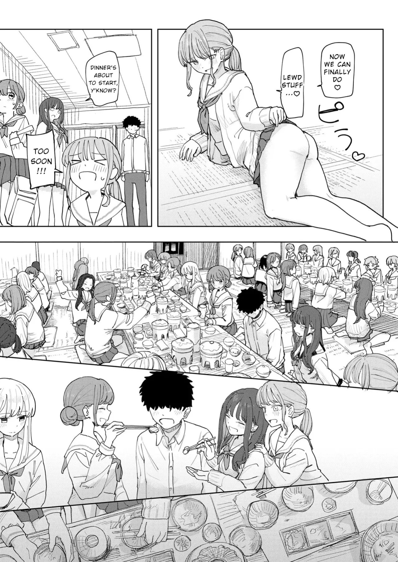 [Kakuninii] Boku no Kangaeta Saikyou no Shuugakuryokou | The Greatest School Trip I Could Think Of (COMIC Kairakuten 2026-08) [English] [Digital]