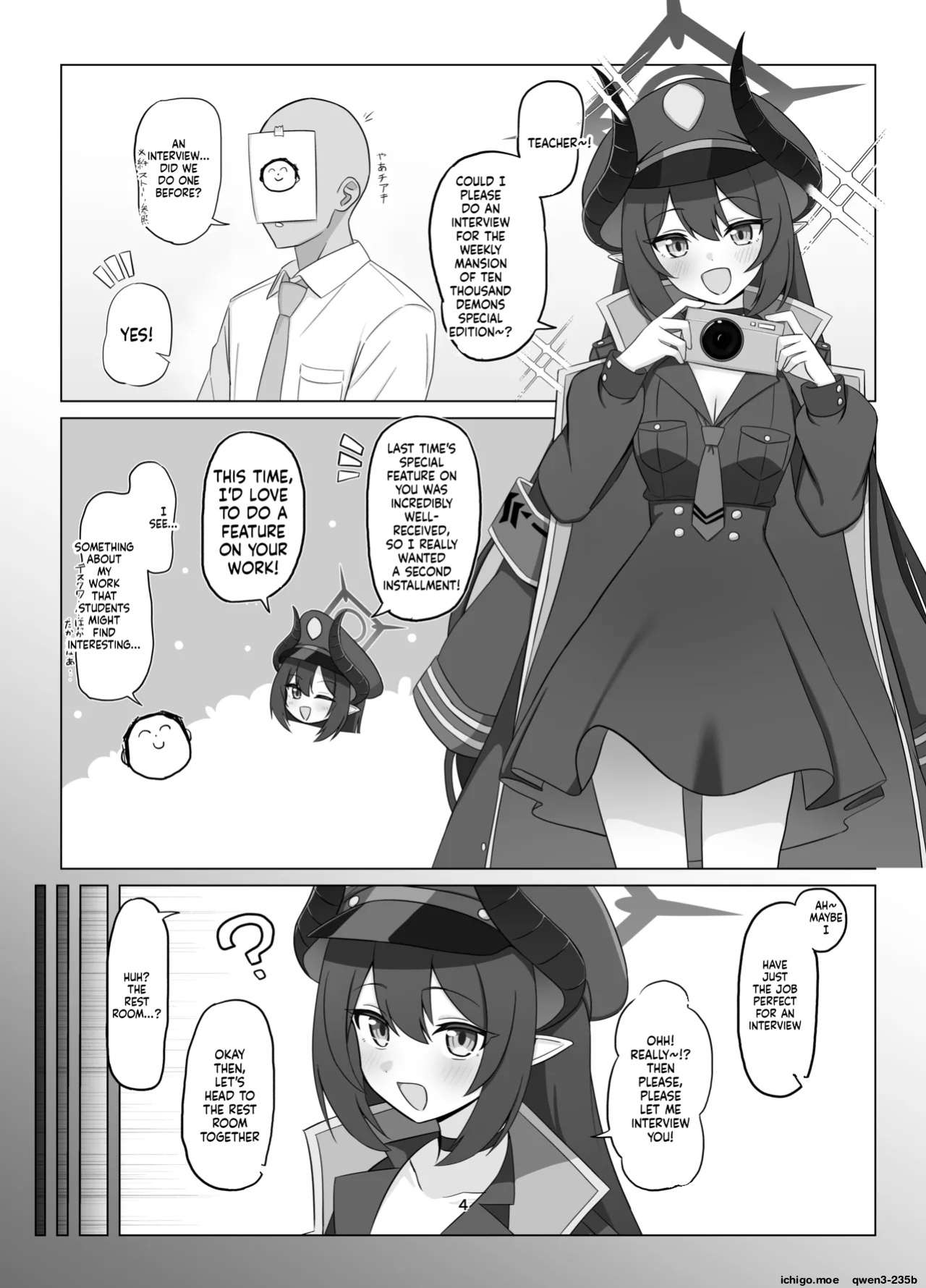 [Momoiro Intake (Hurure)] Tandeki no Netsu ni Hitomi Ubaware Koikogare | The Heat of Indulgence Captivated, Longing with Love (Blue Archive) [English] [SCANMTL] [Digital]