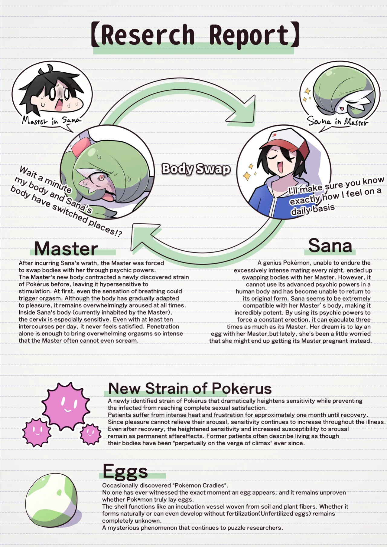 [Nonki Na Roten (Nomiki)] Female Pokemon's moring affairs (Pokémon)