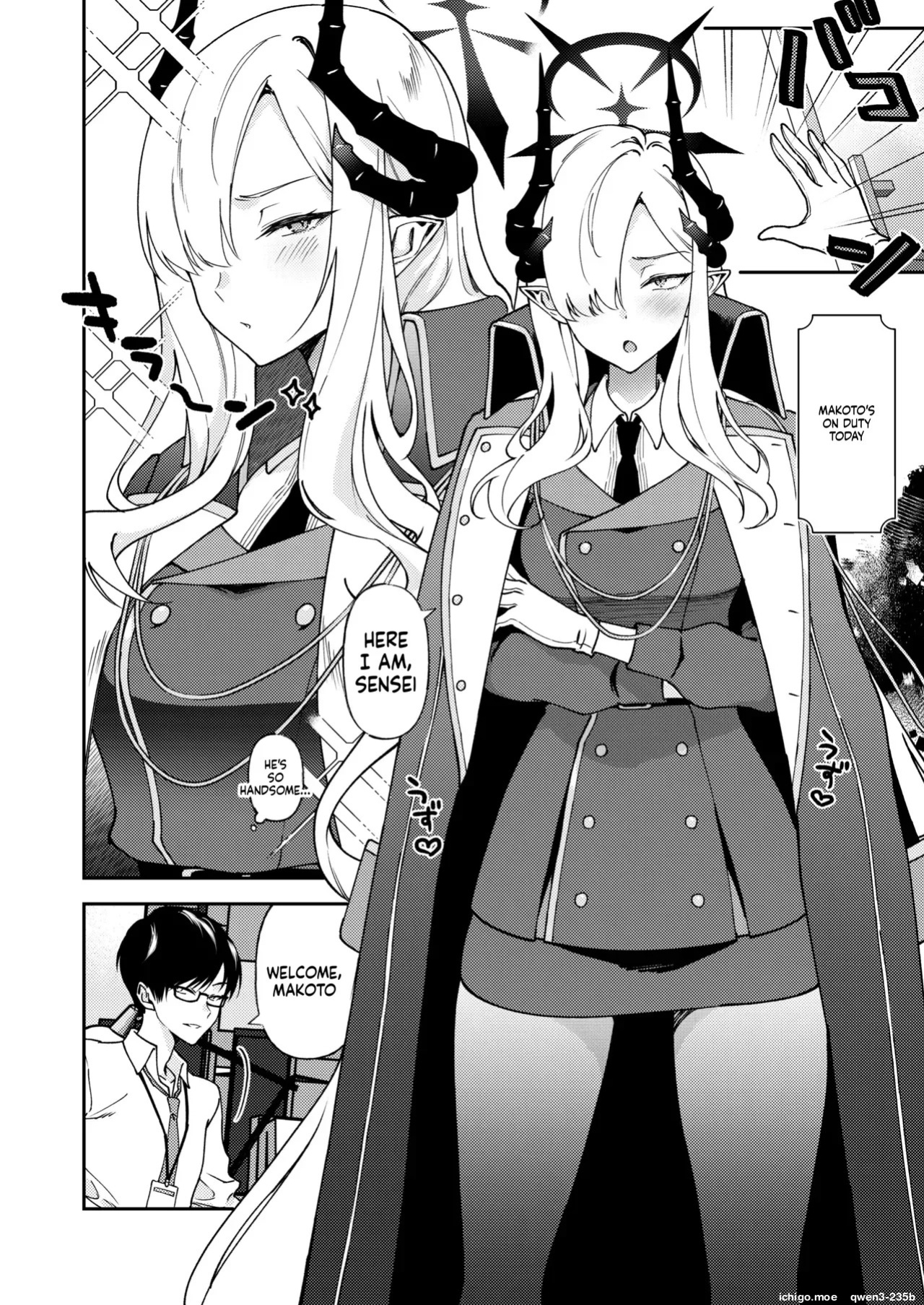 [ivy girl (Quatraise)] Iinari Kanojo - Submissive girlfriend (Blue Archive) [English] [SCANMTL] [Digital]