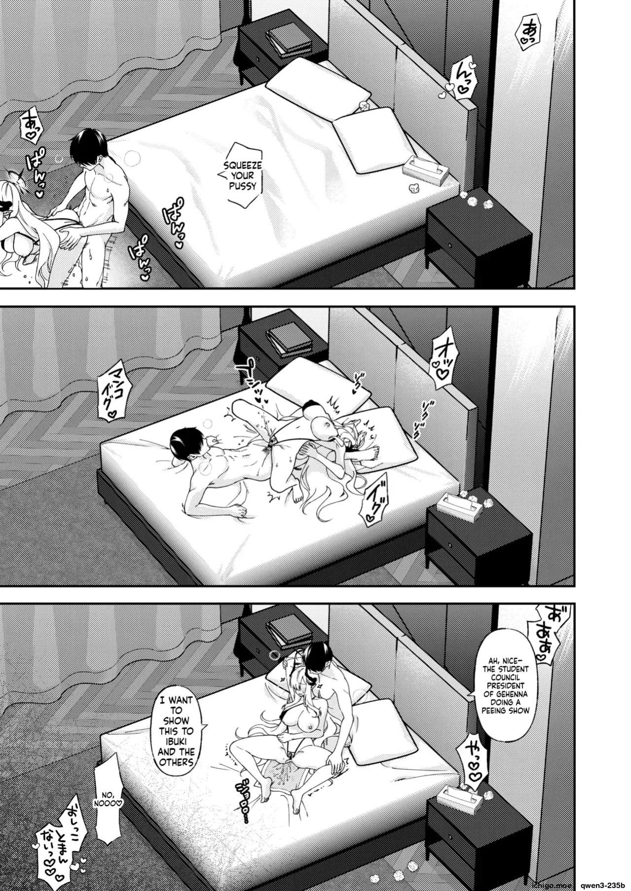 [ivy girl (Quatraise)] Iinari Kanojo - Submissive girlfriend (Blue Archive) [English] [SCANMTL] [Digital]