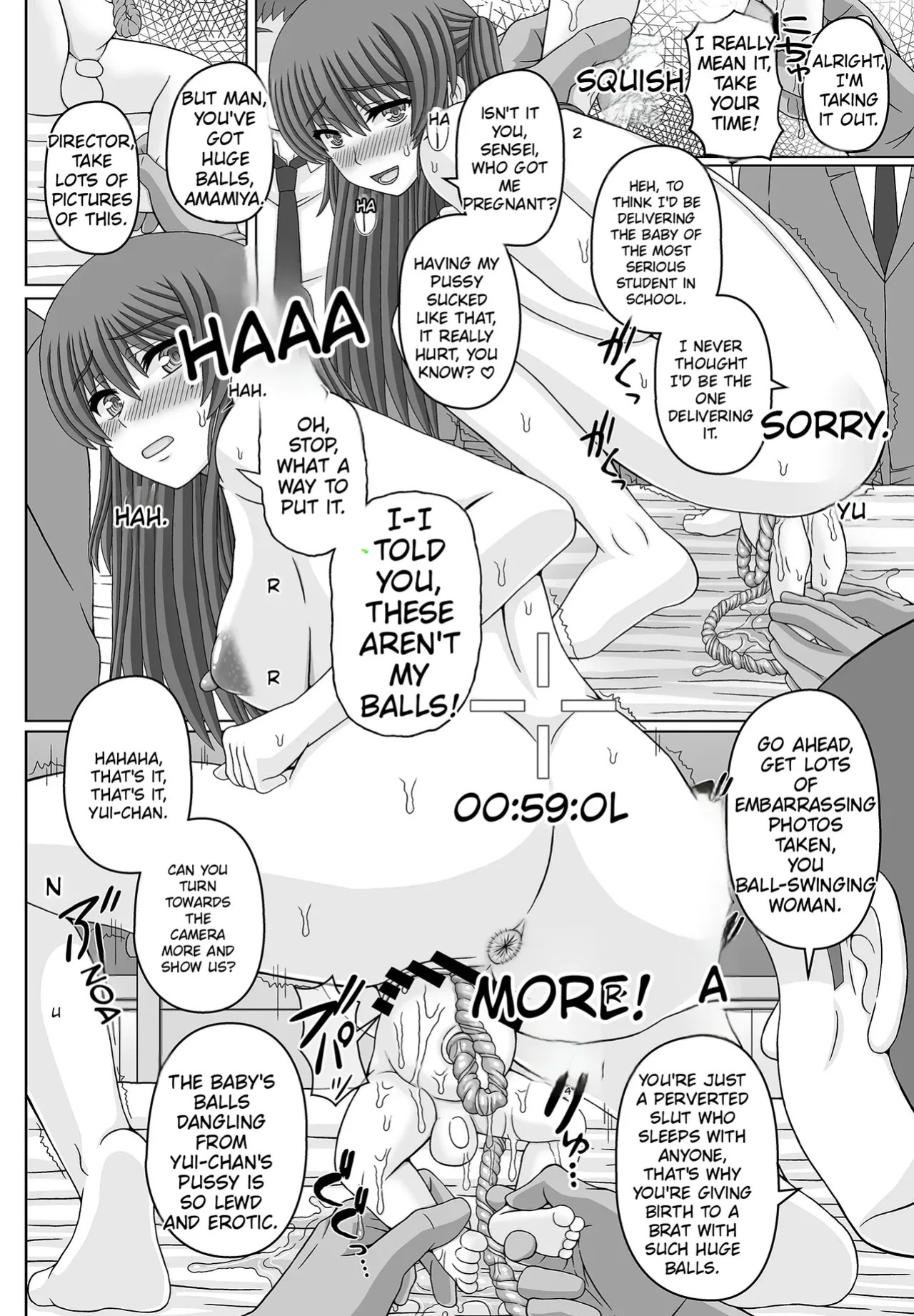 [Shiawase Kyouwakoku (Shiawase no Katachi)] Iinchou wa Class no Ninshin Pet 4 + Oro Yui Hen (AI-Translated)