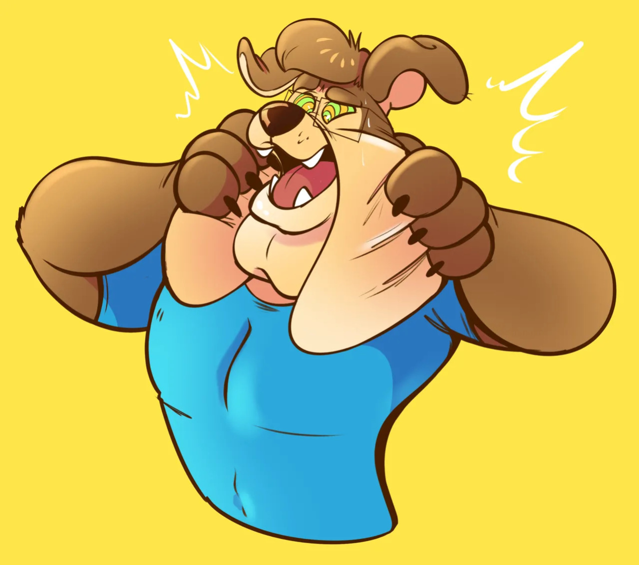 Royal Poodle(Stripes) High Resolution Art