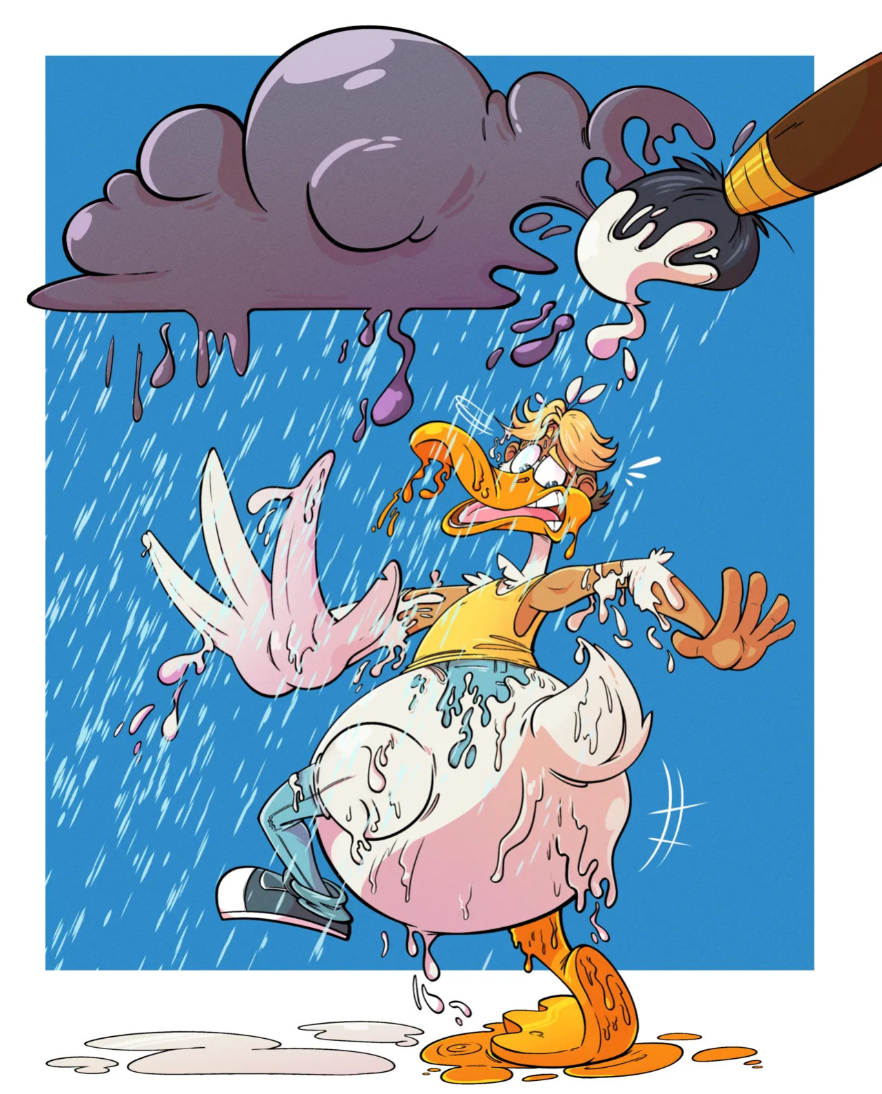Royal Poodle(Stripes) High Resolution Art