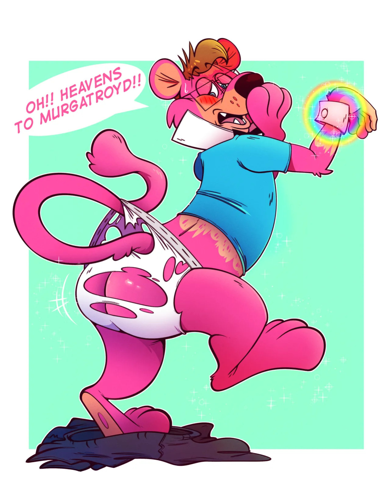 Royal Poodle(Stripes) High Resolution Art