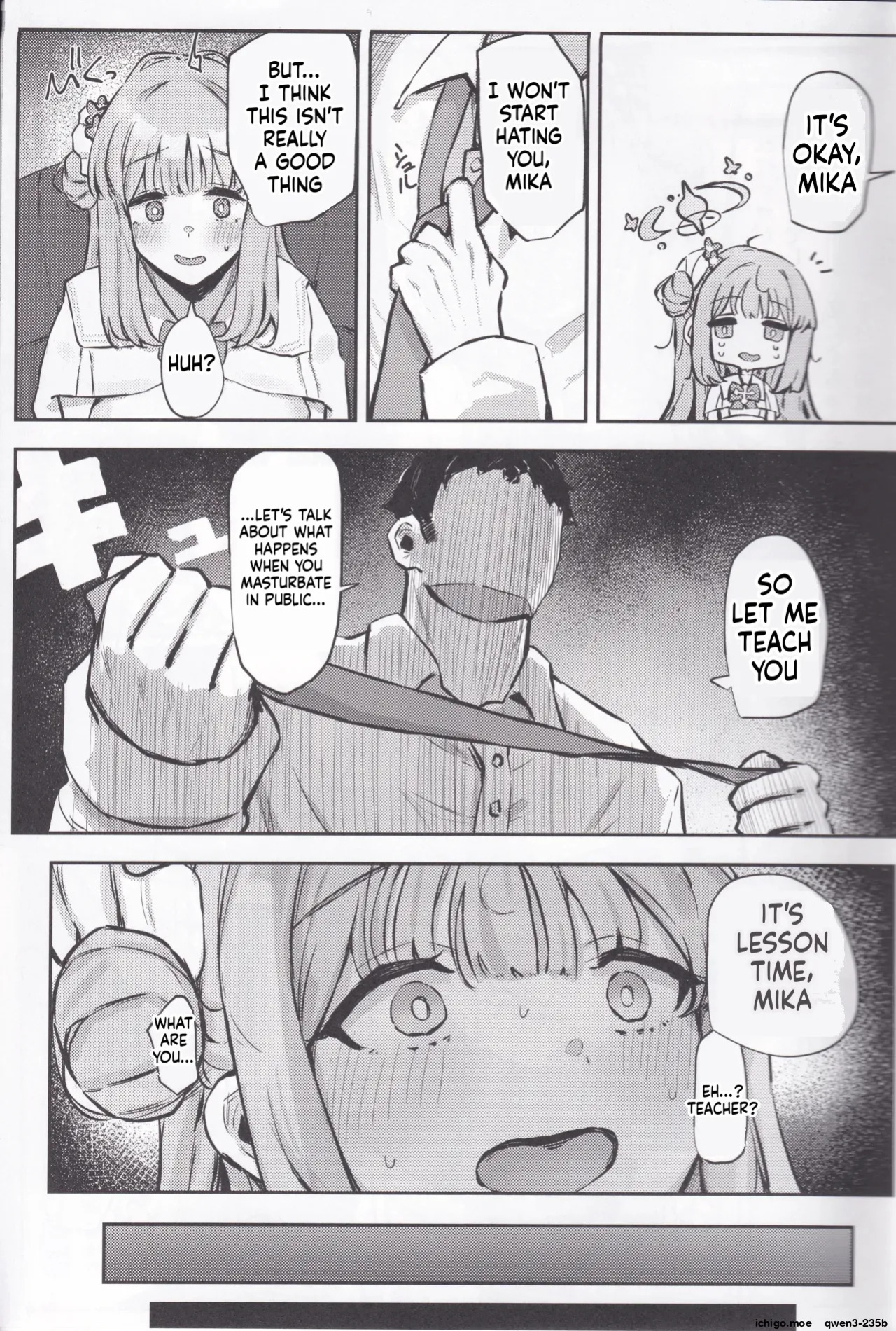 (C103) [Itonouri (hemachi)] Misono Mika wa Gaman ga Dekinai. (Blue Archive) [English] [SCANMTL]