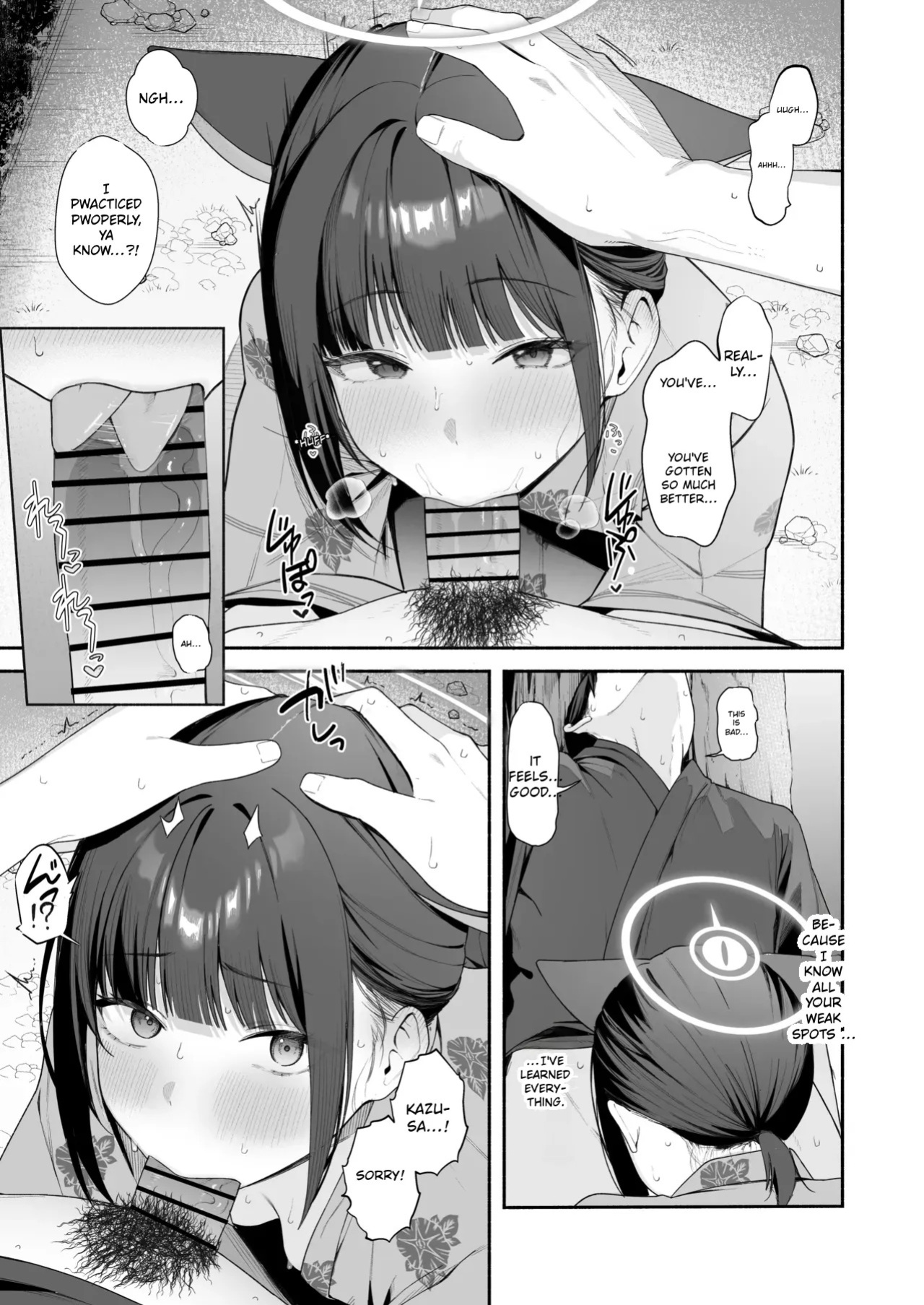 [Rikoping2000] Kazusa to Natsumatsuri | Kazusa and The Summer Festival 6P (Blue Archive) (English)