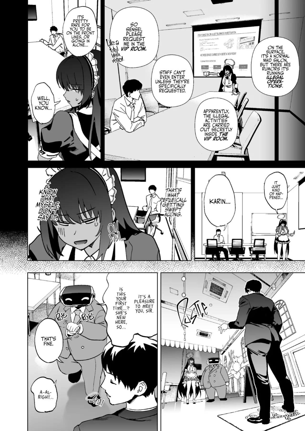 [Camrism (Kito Sakeru)] Shiri to Karin to Toumei Bunny | The Maid, The Butt, And The Limpid Bunny (Blue Archive) [English] [TheWhiteLine] [Digital]