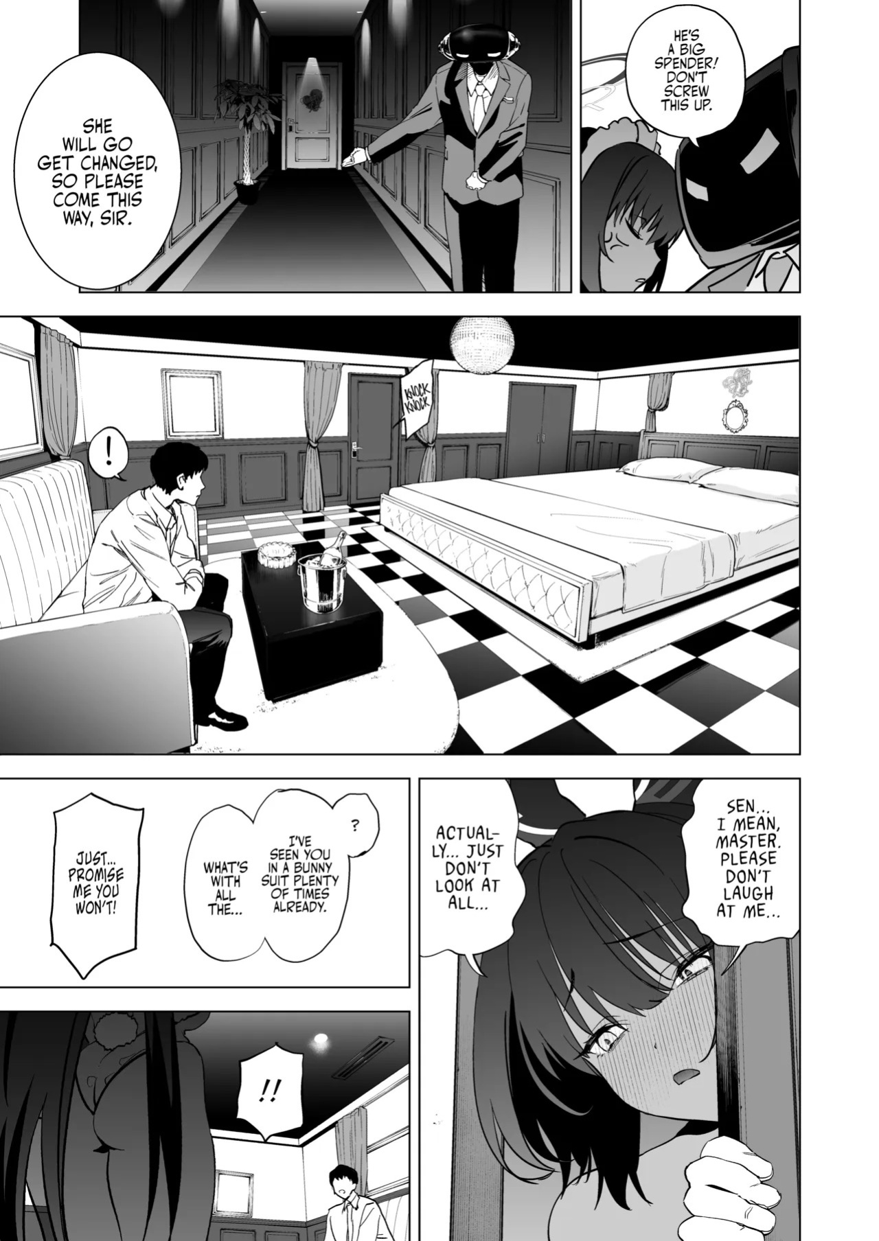 [Camrism (Kito Sakeru)] Shiri to Karin to Toumei Bunny | The Maid, The Butt, And The Limpid Bunny (Blue Archive) [English] [TheWhiteLine] [Digital]