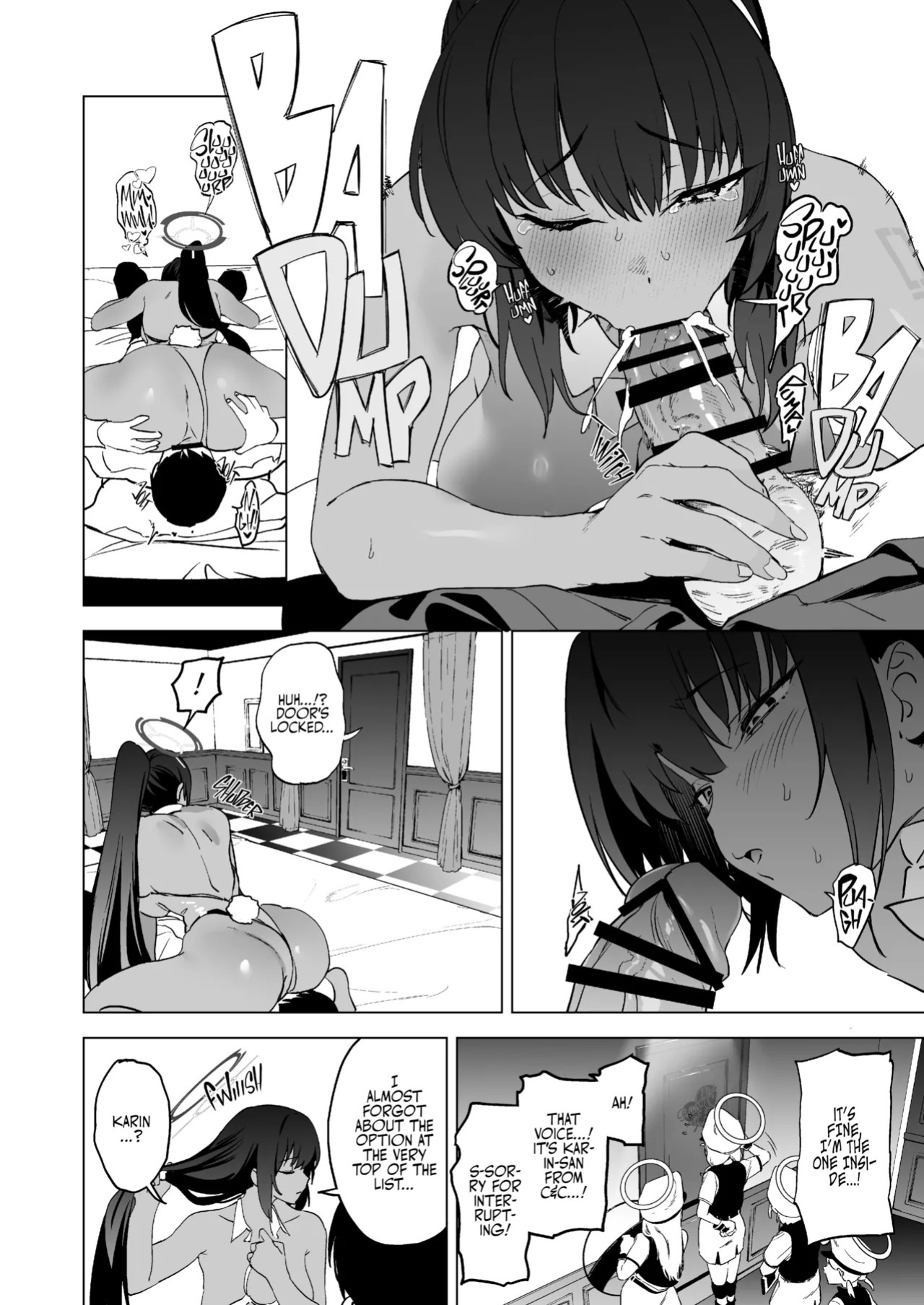 [Camrism (Kito Sakeru)] Shiri to Karin to Toumei Bunny | The Maid, The Butt, And The Limpid Bunny (Blue Archive) [English] [TheWhiteLine] [Digital]