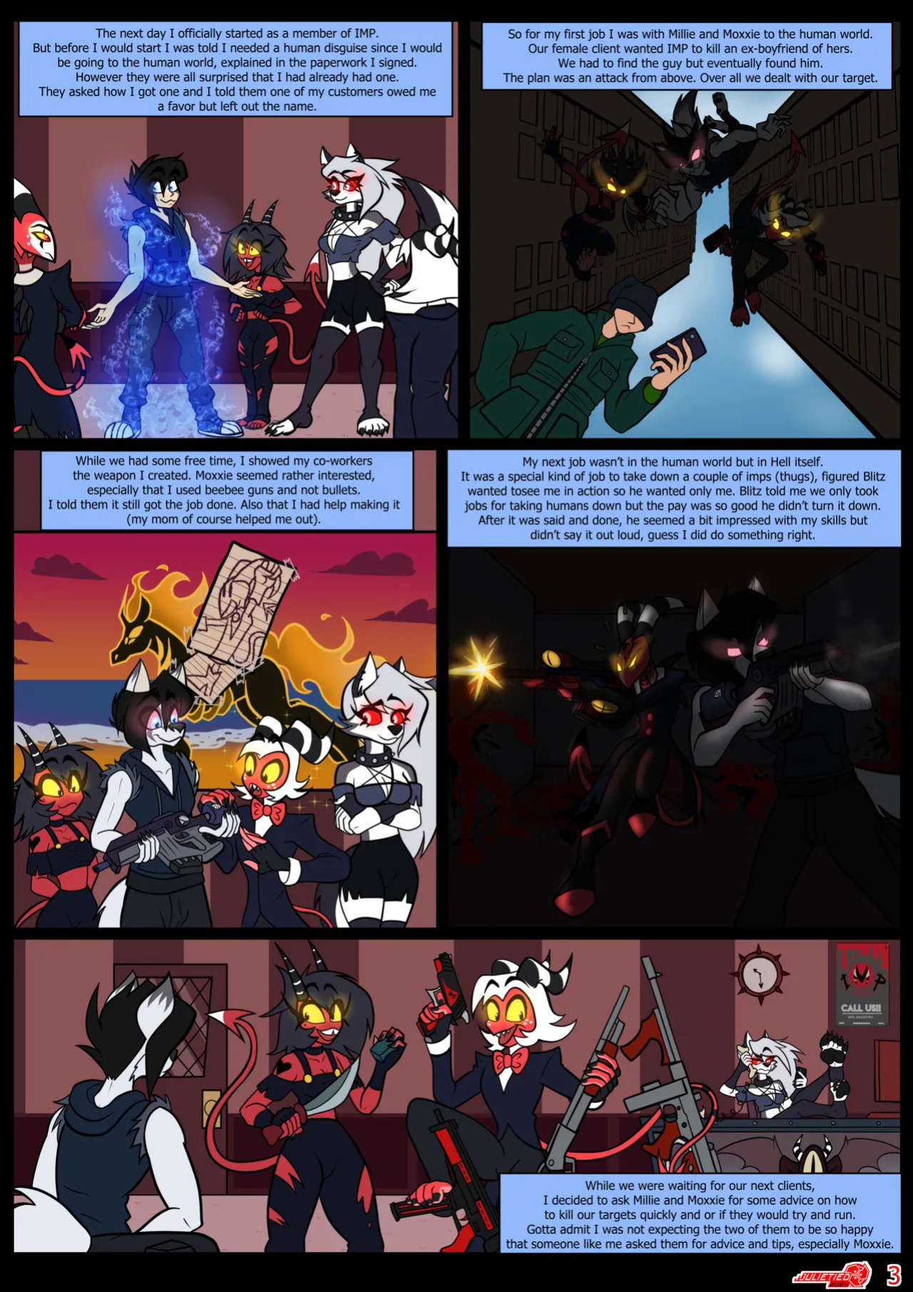 [Julietied (JulietiedTight)] Helluva Boss AU: New Element